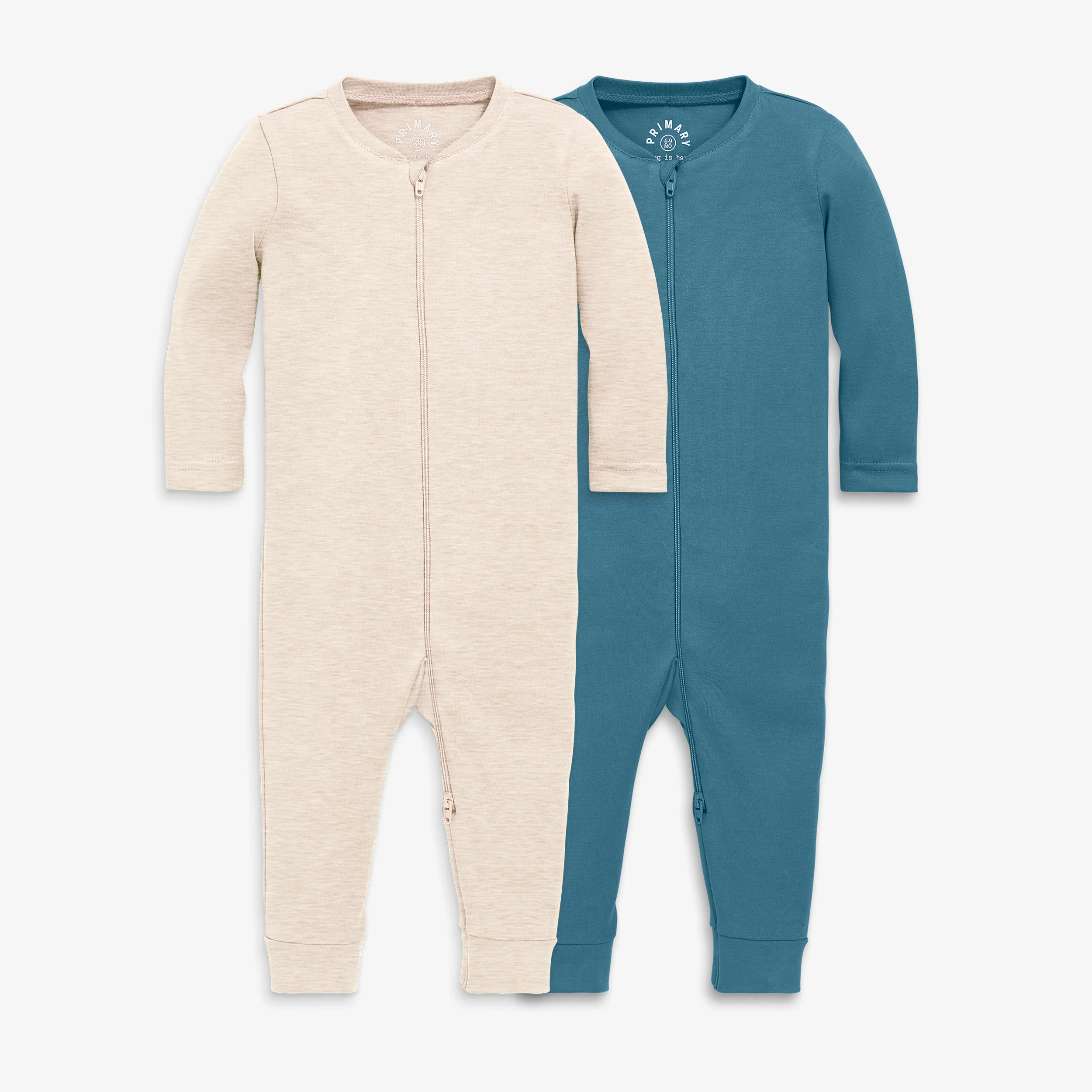 Baby organic zip romper 2-pack - Image 6