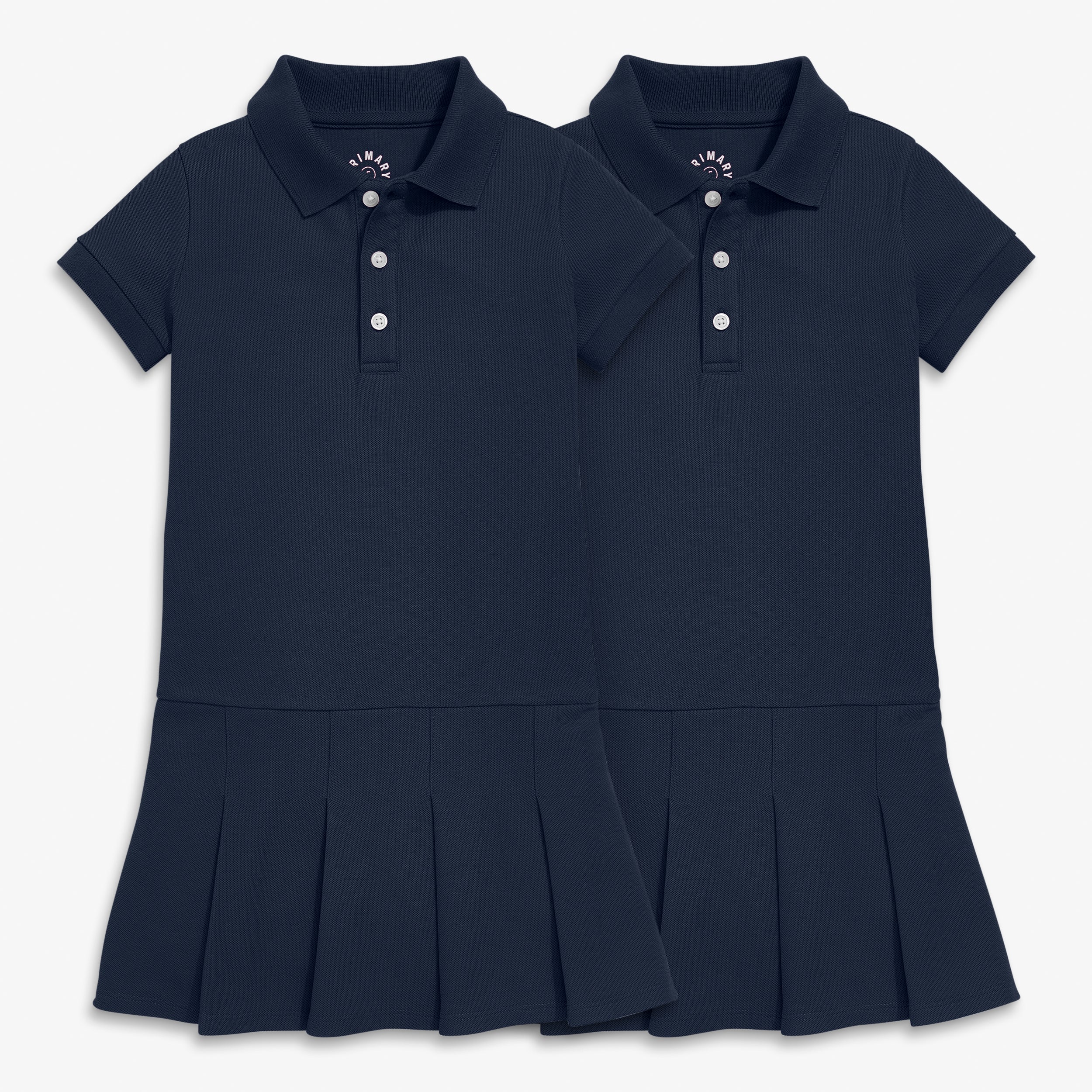Kids pique polo dress 2-pack - Image 3