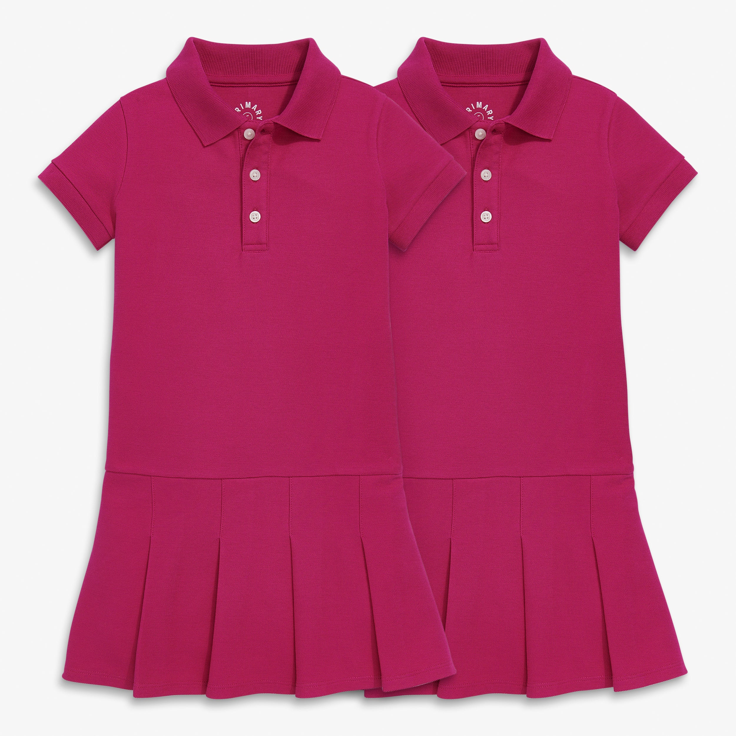 Kids pique polo dress 2-pack - Image 6
