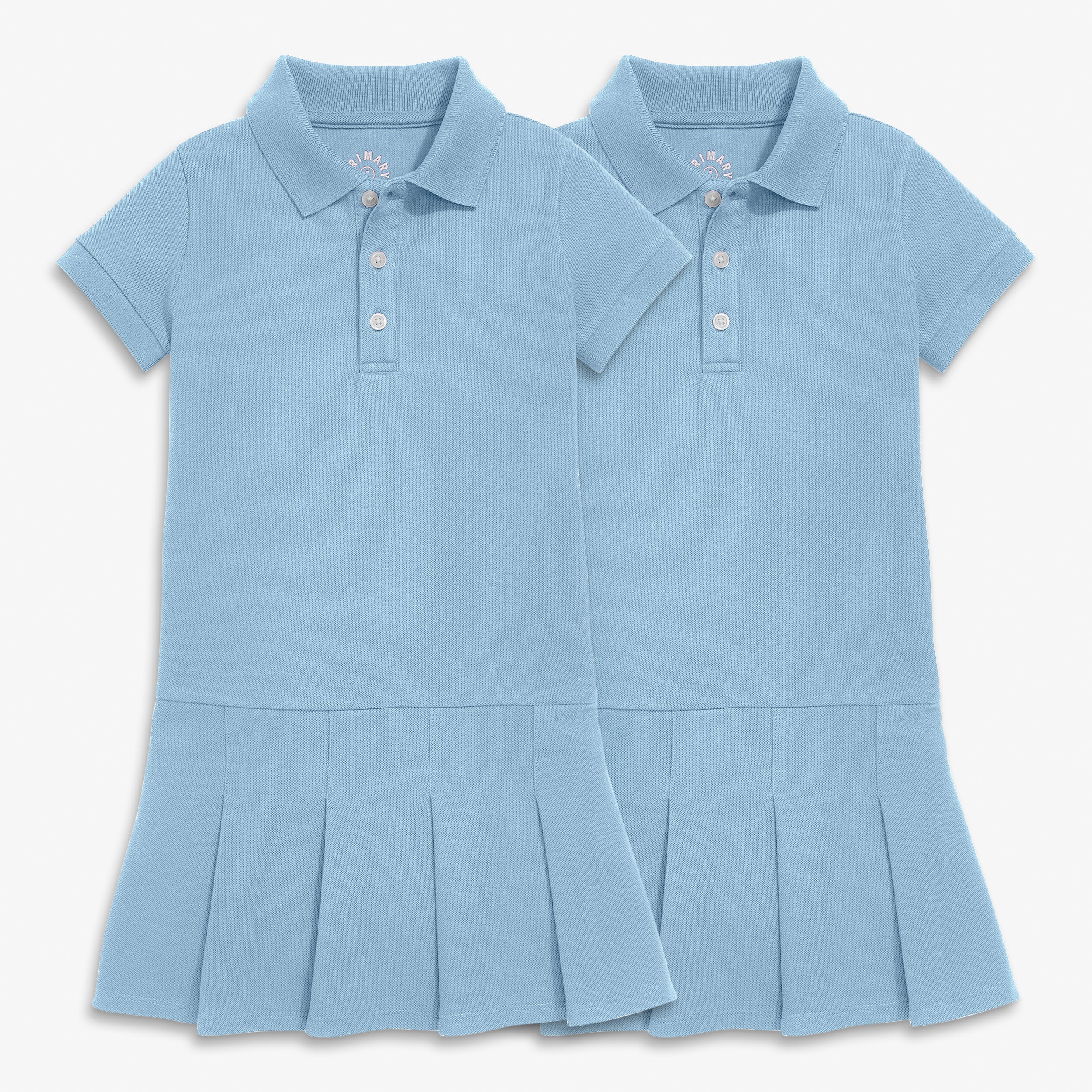 Kids pique polo dress 2-pack - Image 7