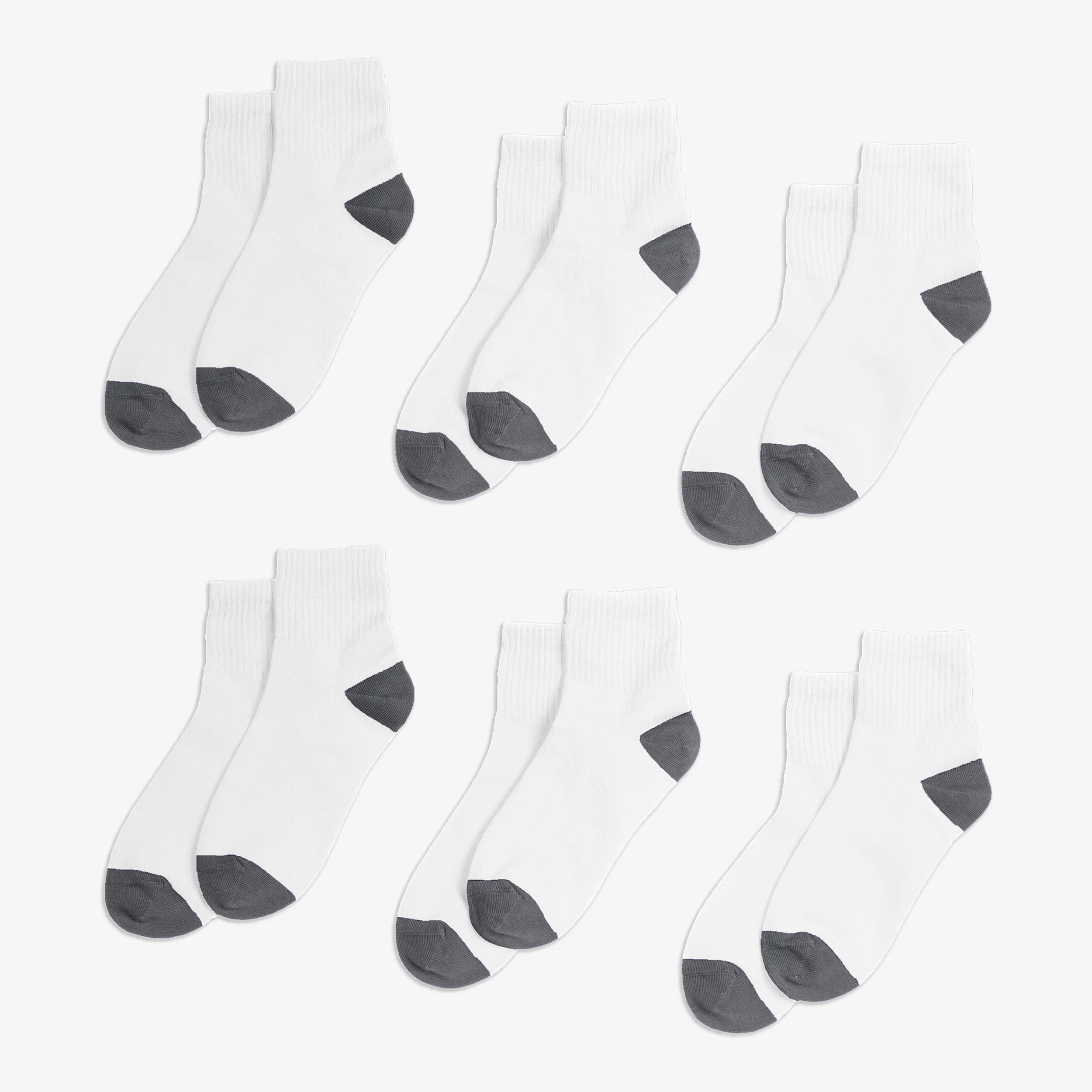 Kids quarter sock 6-pack - Image 12