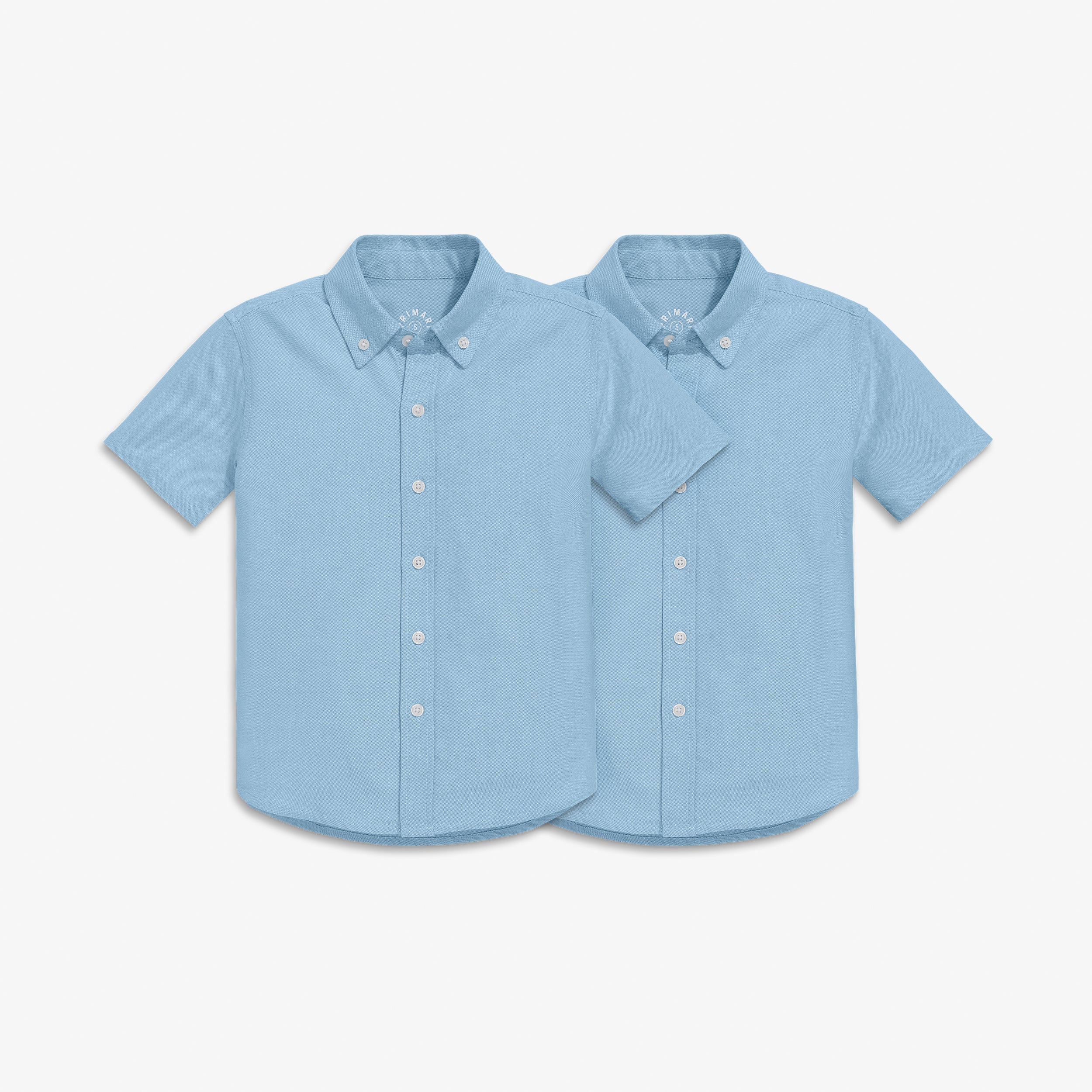 Kids short sleeve oxford shirt 2-pack