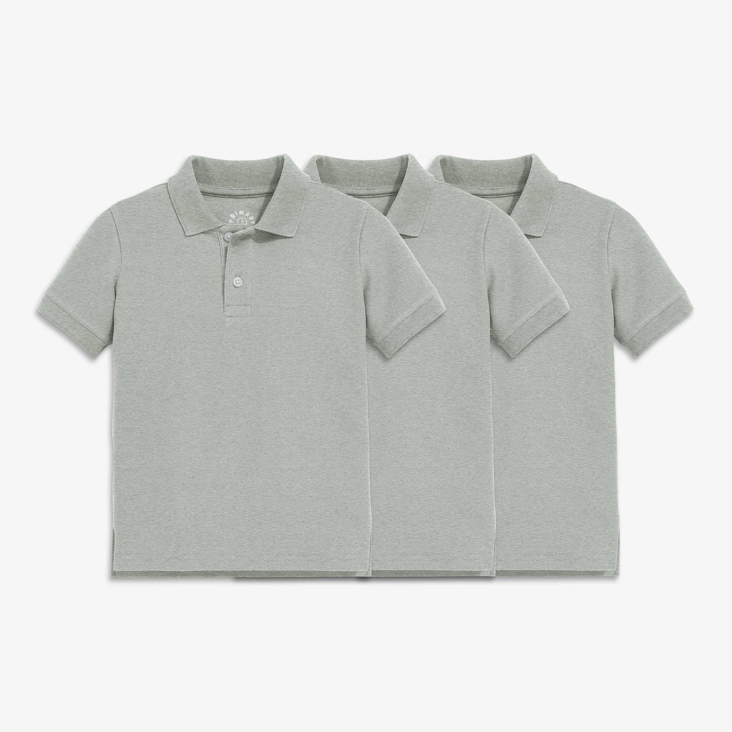 Kids short sleeve pique polo 3-pack - Image 10