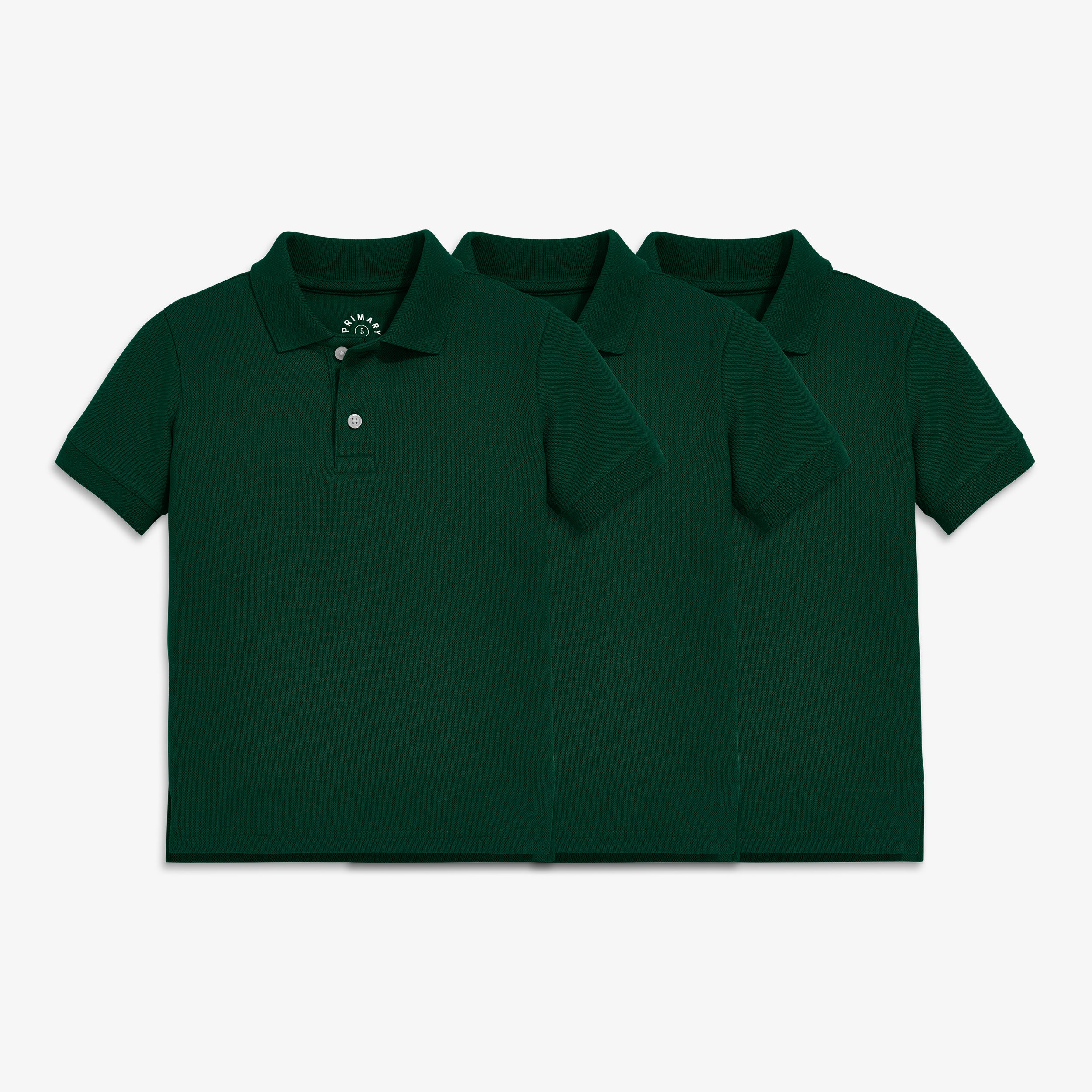 Kids short sleeve pique polo 3-pack - Image 11