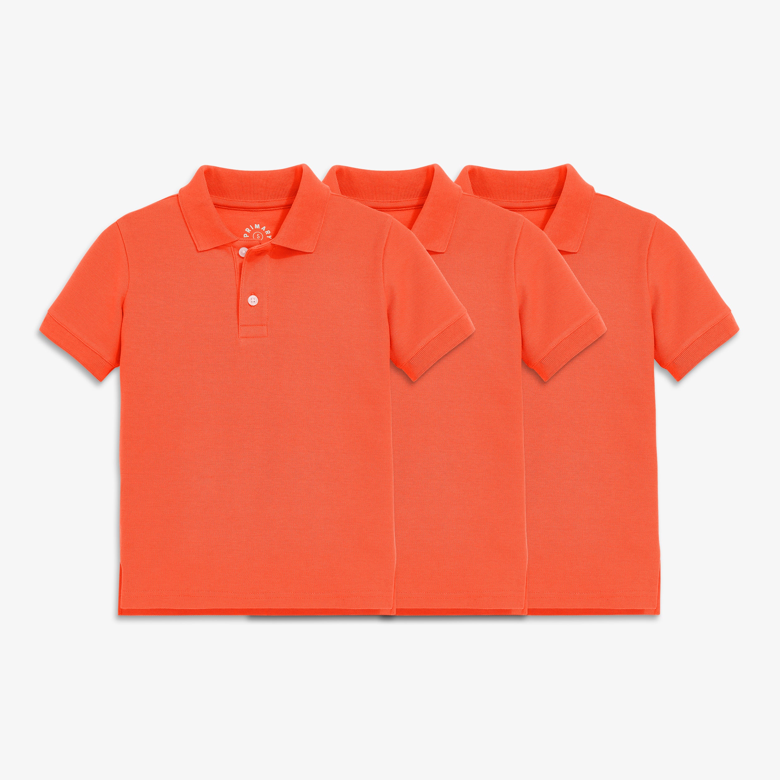 Kids short sleeve pique polo 3-pack - Image 5