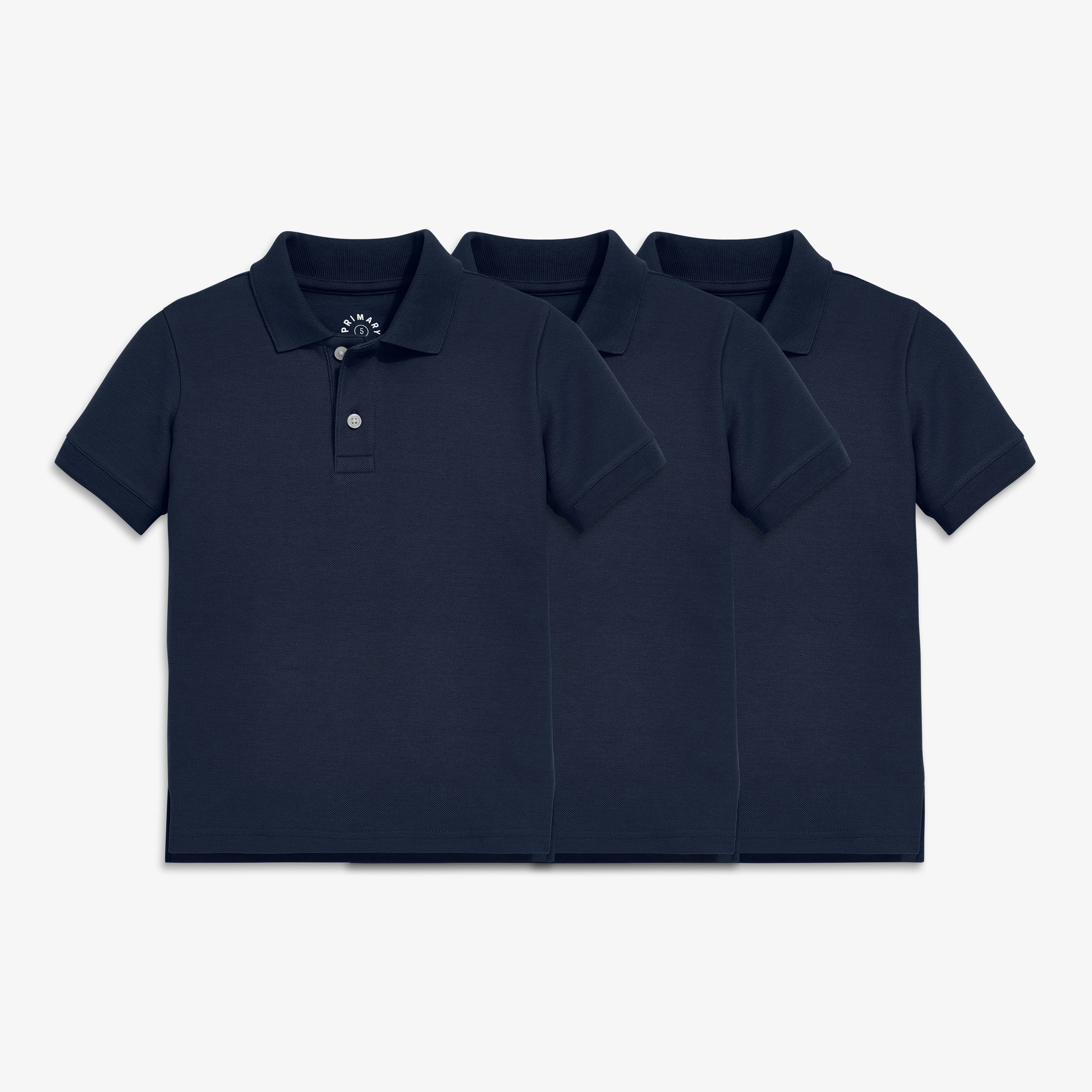 Kids short sleeve pique polo 3-pack - Image 7