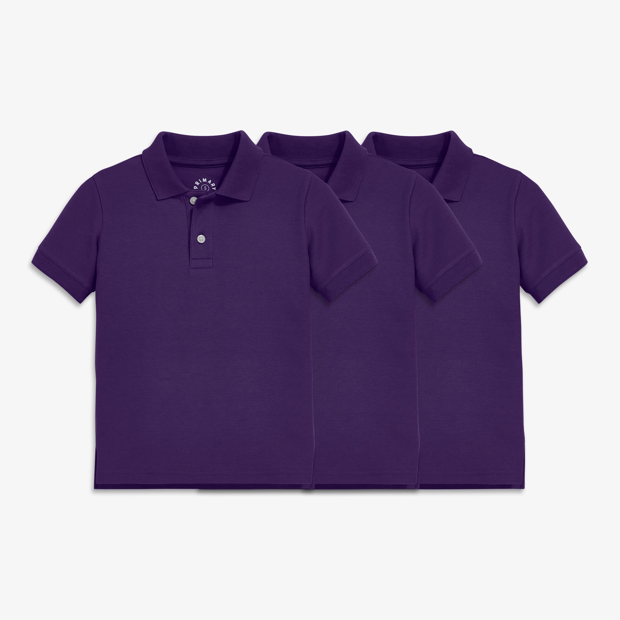 Kids short sleeve pique polo 3-pack - Image 8