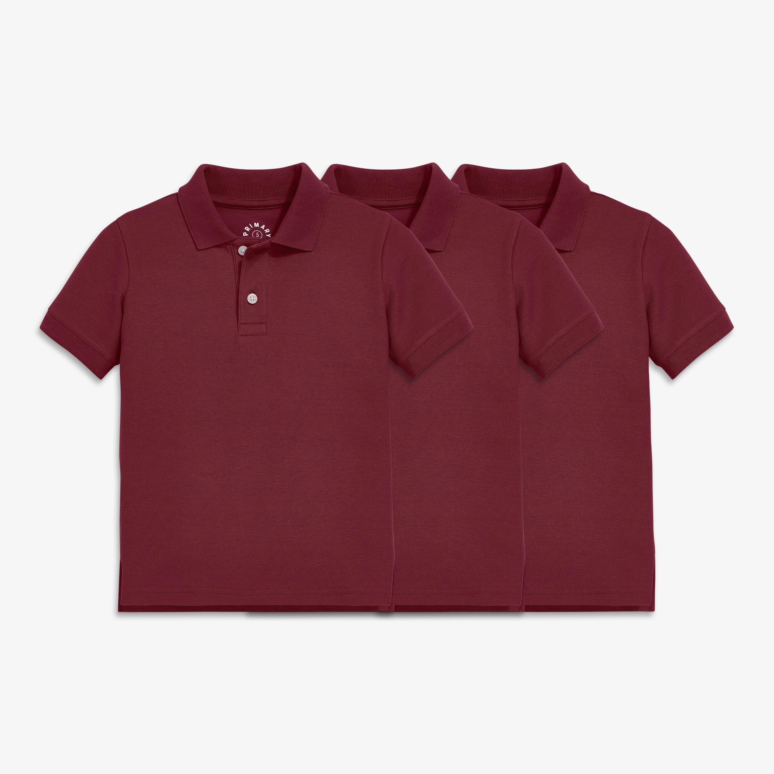 Kids short sleeve pique polo 3-pack seasonal - Image 2