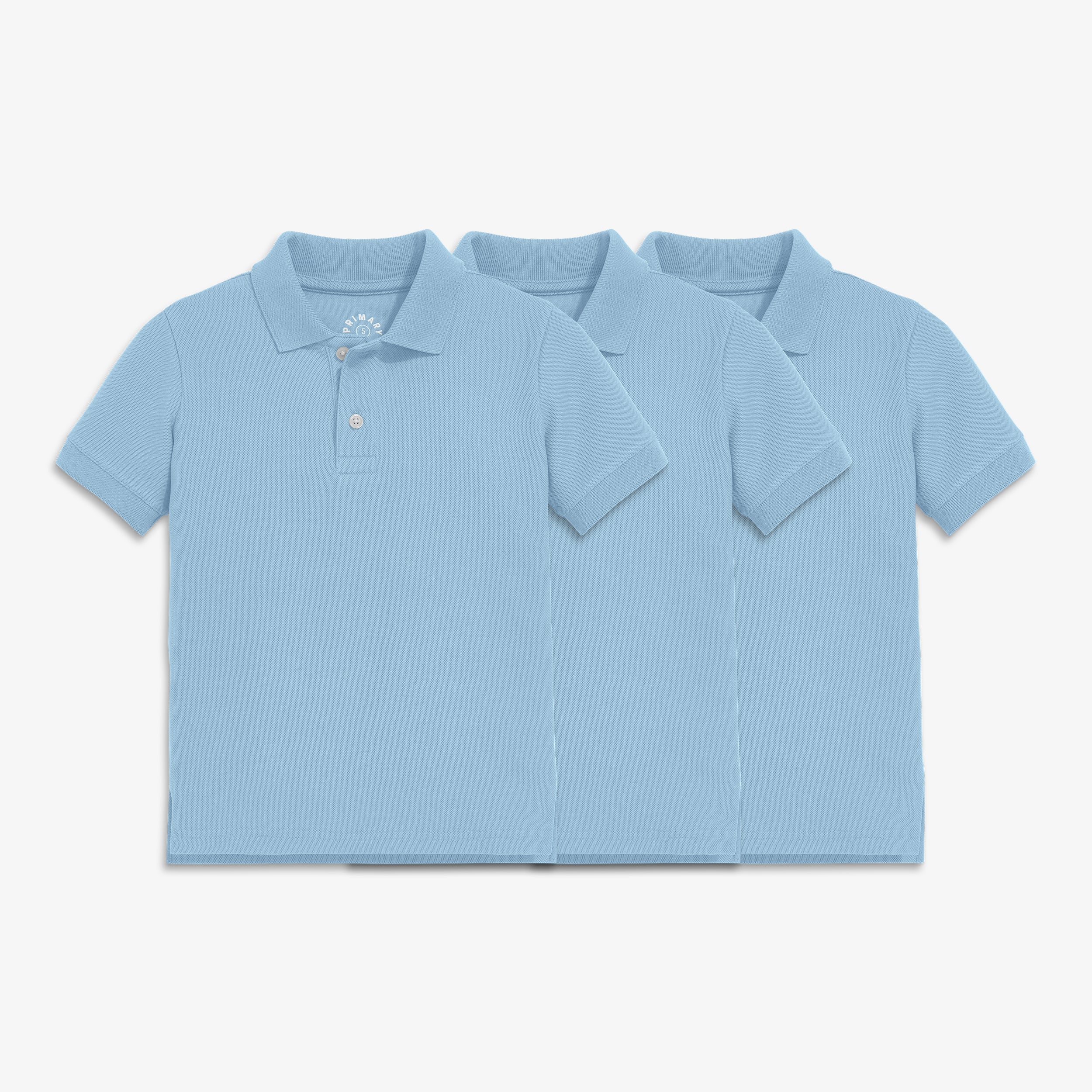 Kids short sleeve pique polo 3-pack seasonal - Image 4