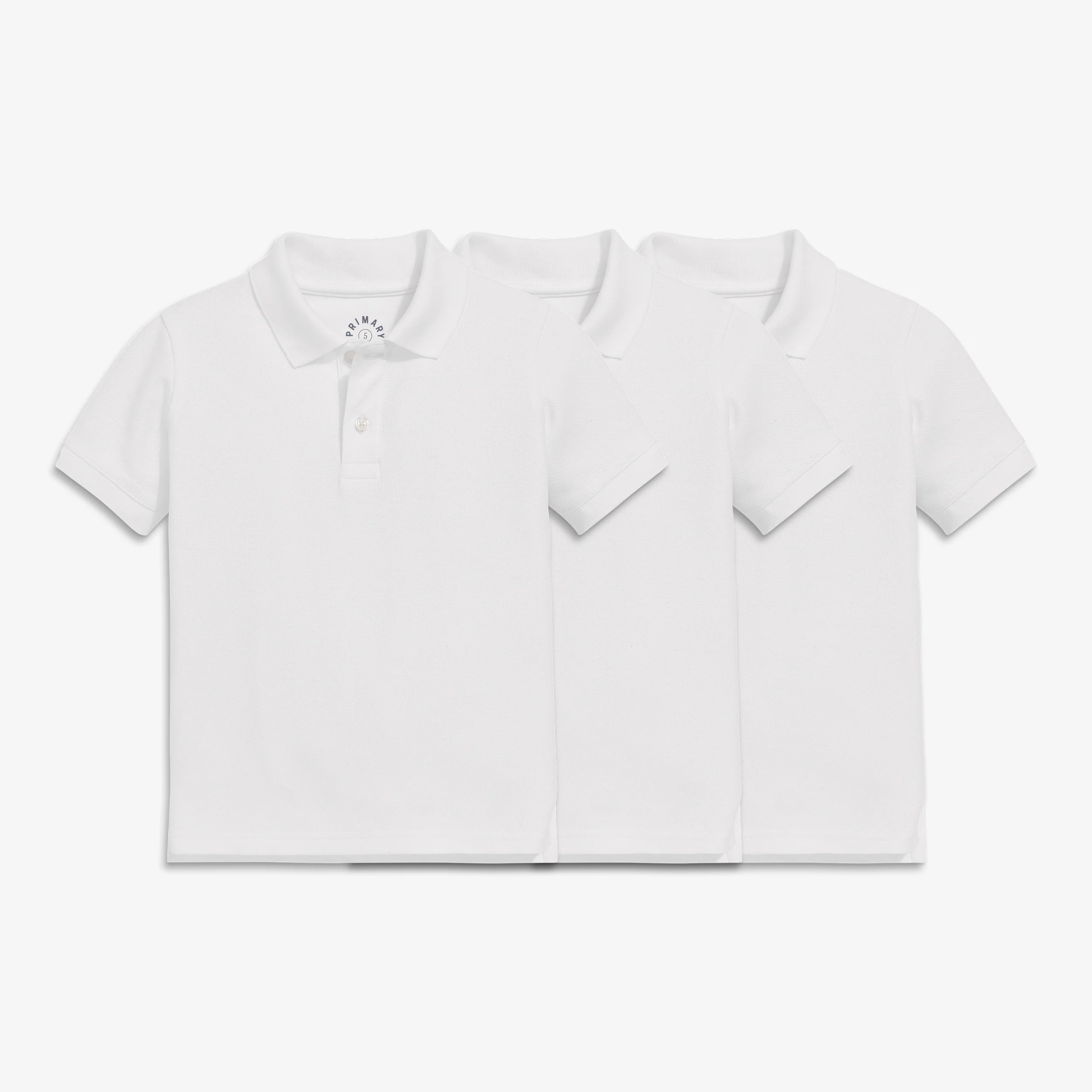 Kids short sleeve pique polo 3-pack seasonal - Image 5