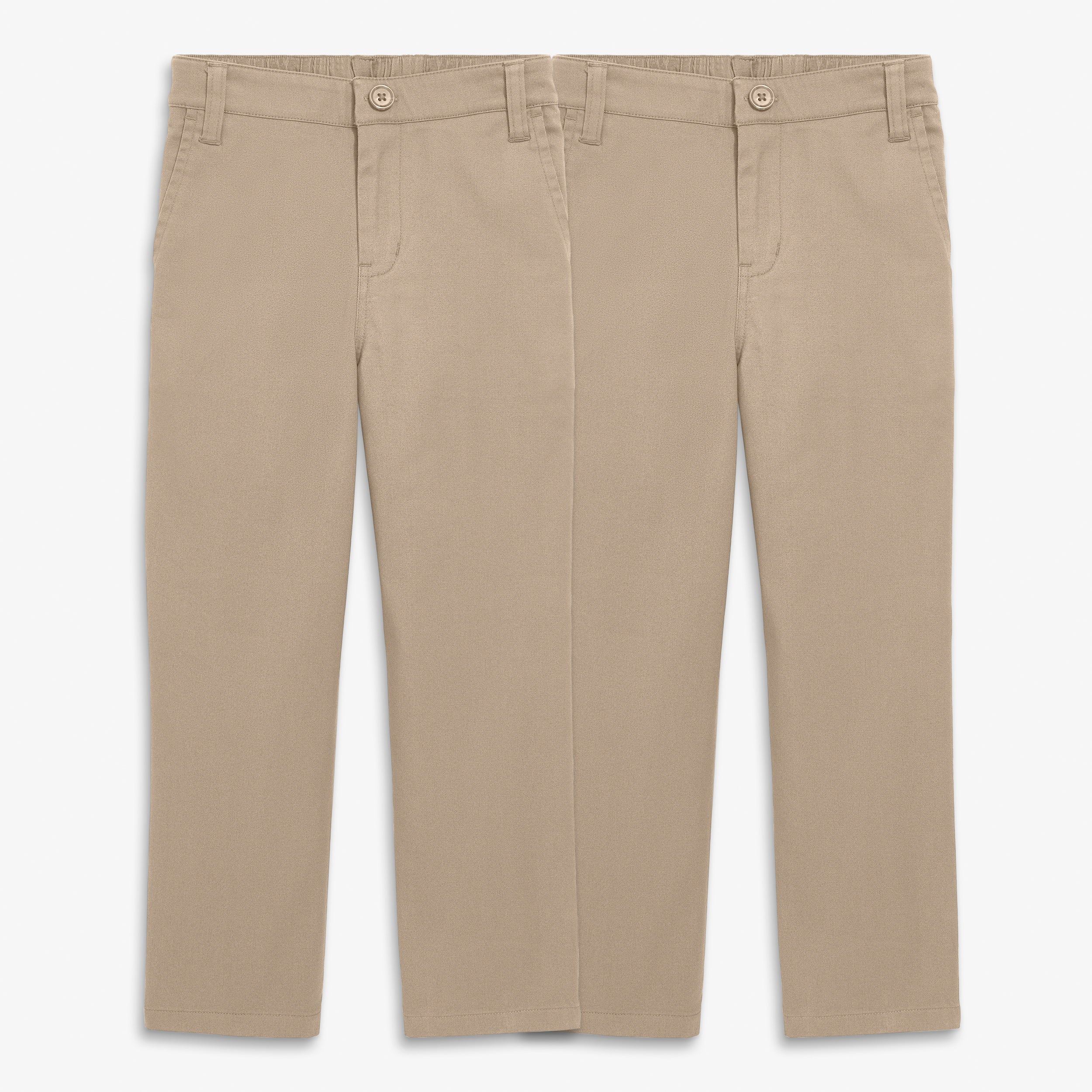 Kids stretch chino elastic-back pant 2-pack - Image 2