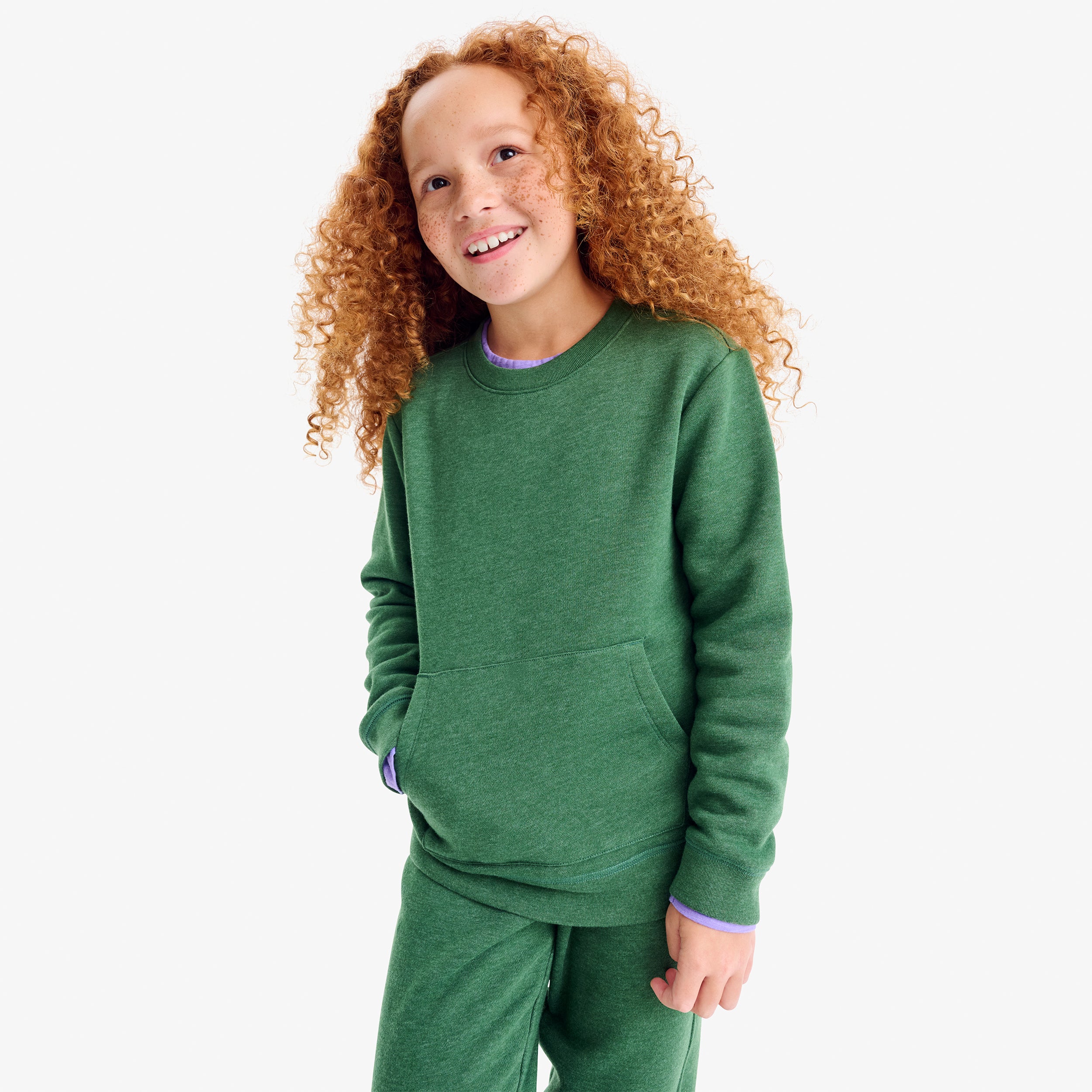 Kids cozy fleece crewneck sweatshirt - Image 9