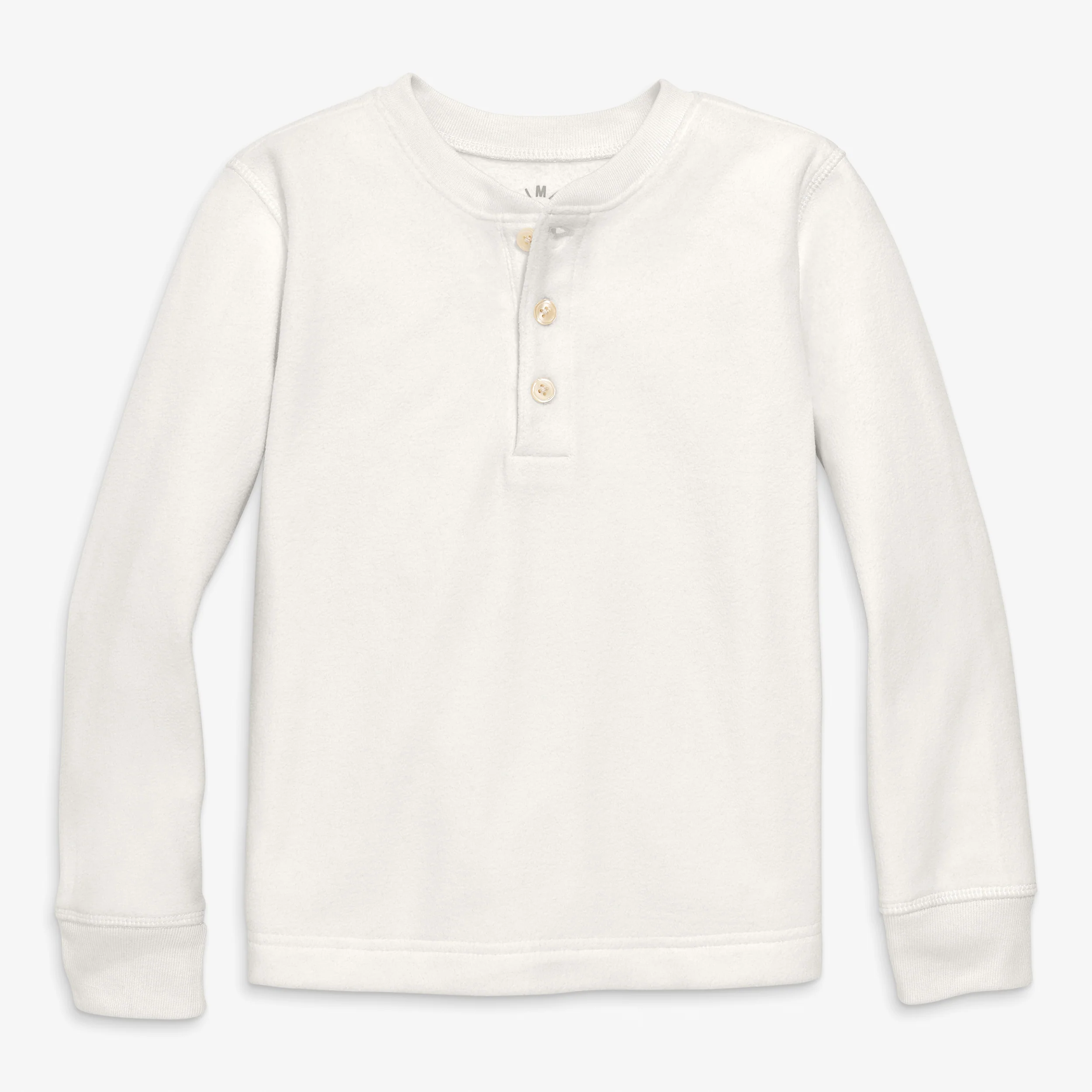 Kids fleece PJ henley - Image 2