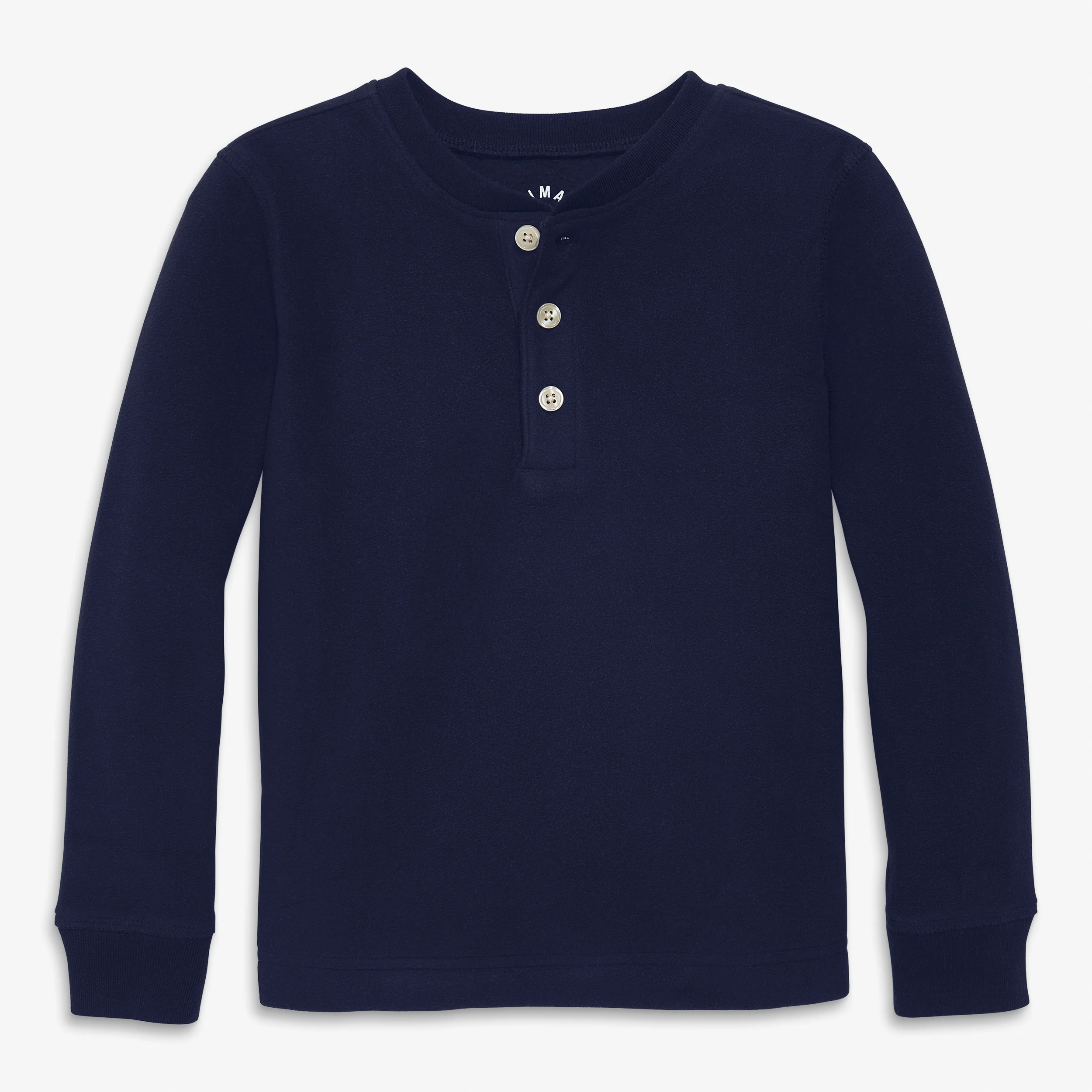 Kids fleece PJ henley - Image 3