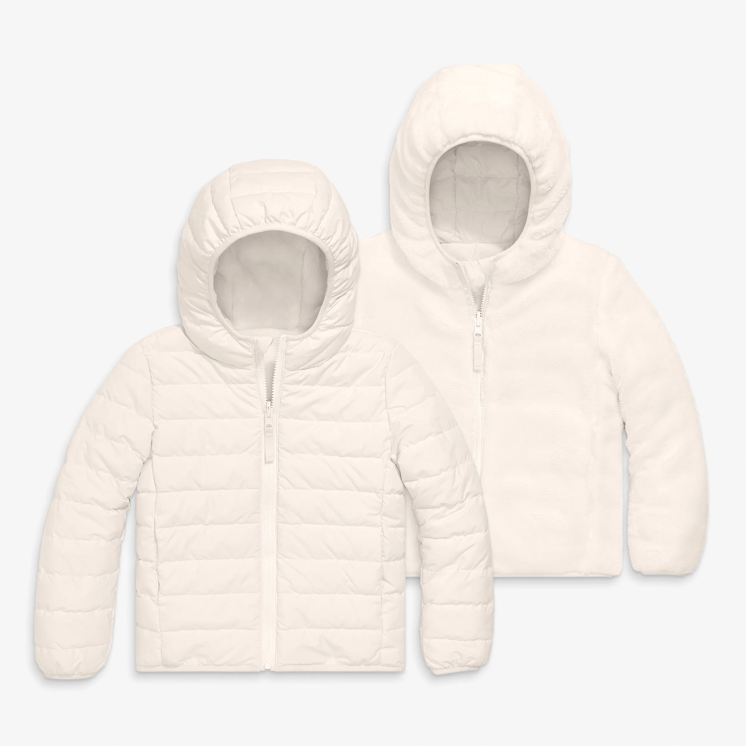 Kids reversible fleece puffer jacket - Image 10