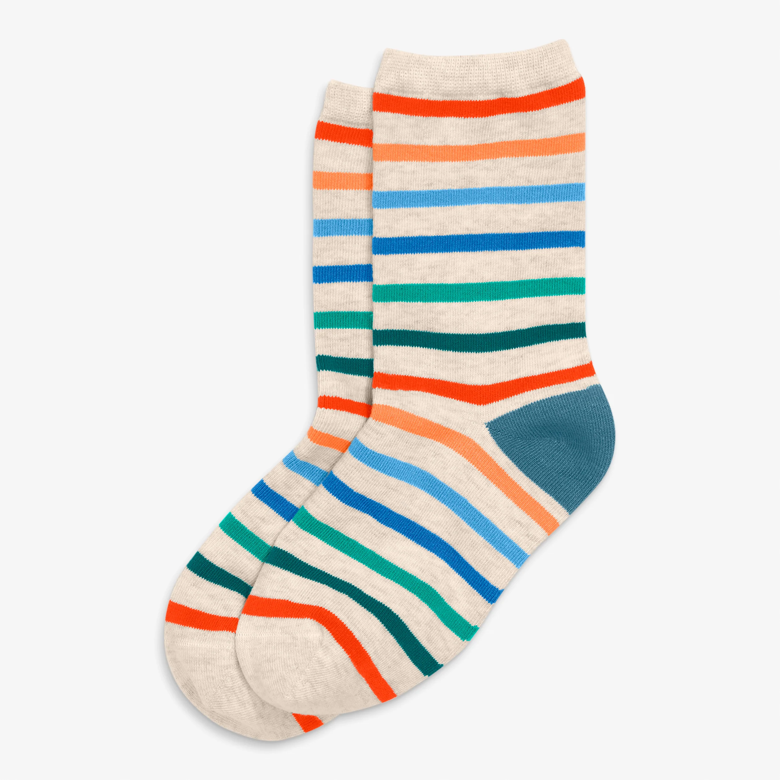 Clearance kids crew sock in rainbow stripe - Image 10
