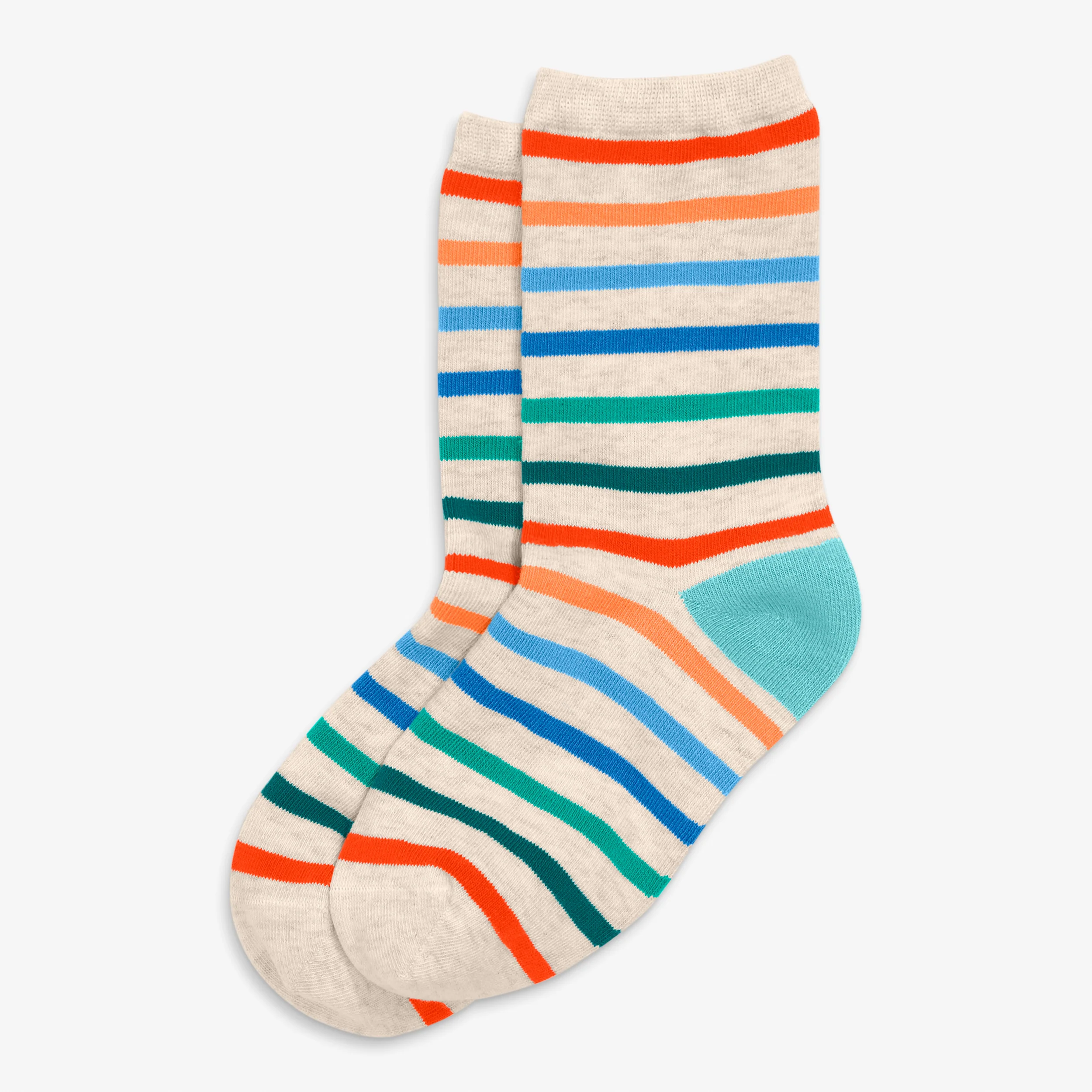 Clearance kids crew sock in rainbow stripe - Image 11