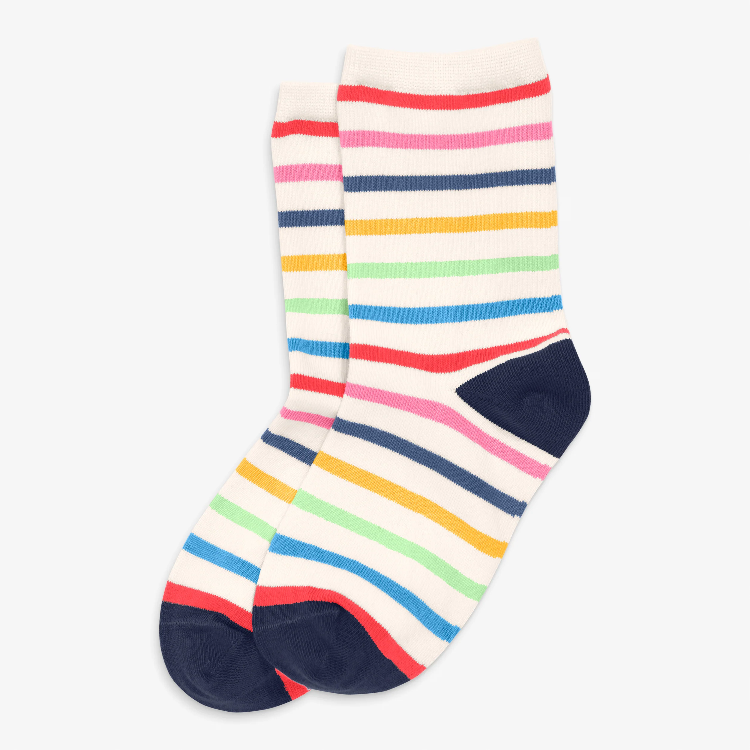 Clearance kids crew sock in rainbow stripe - Image 8
