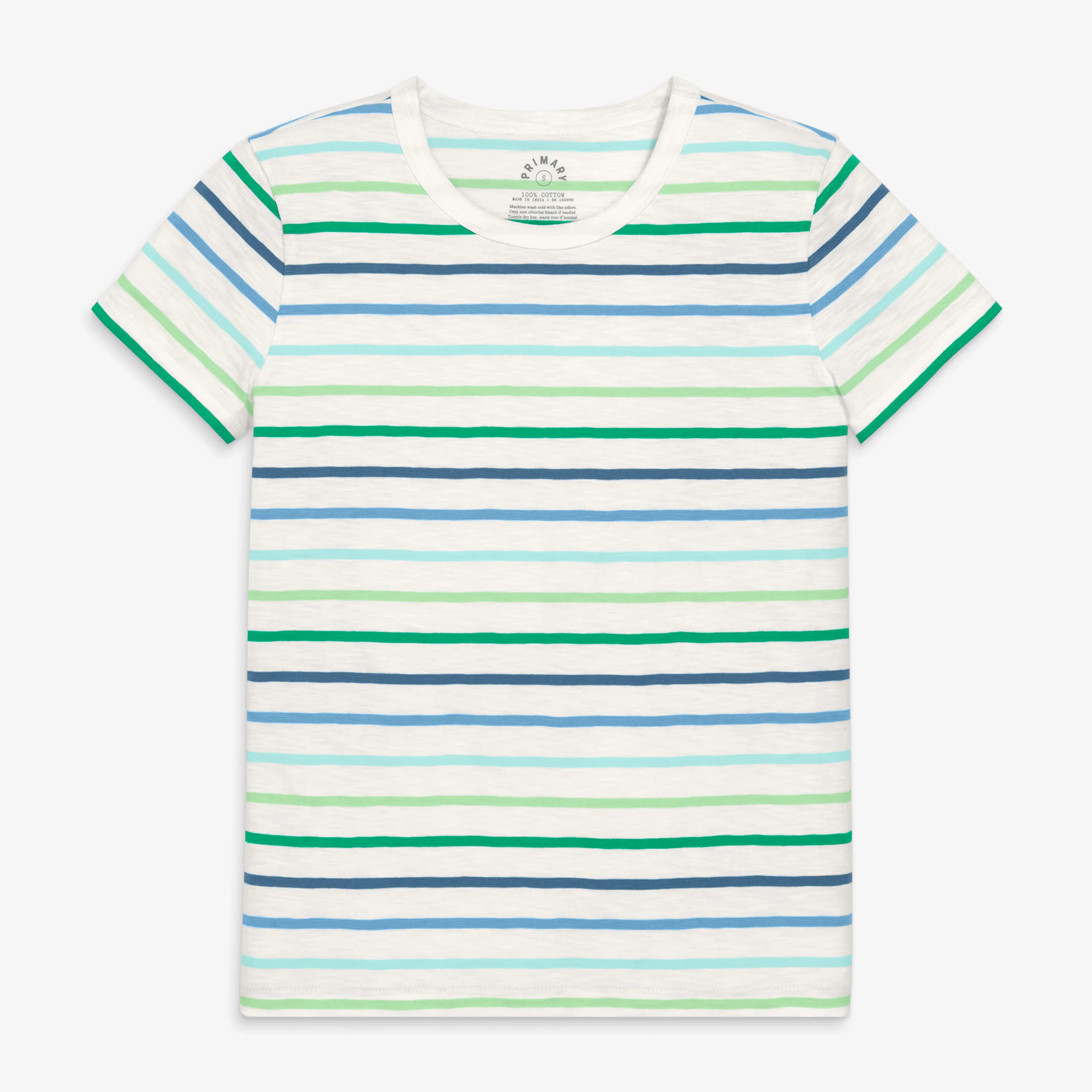 Adult multi stripe classic tee (women's fit)