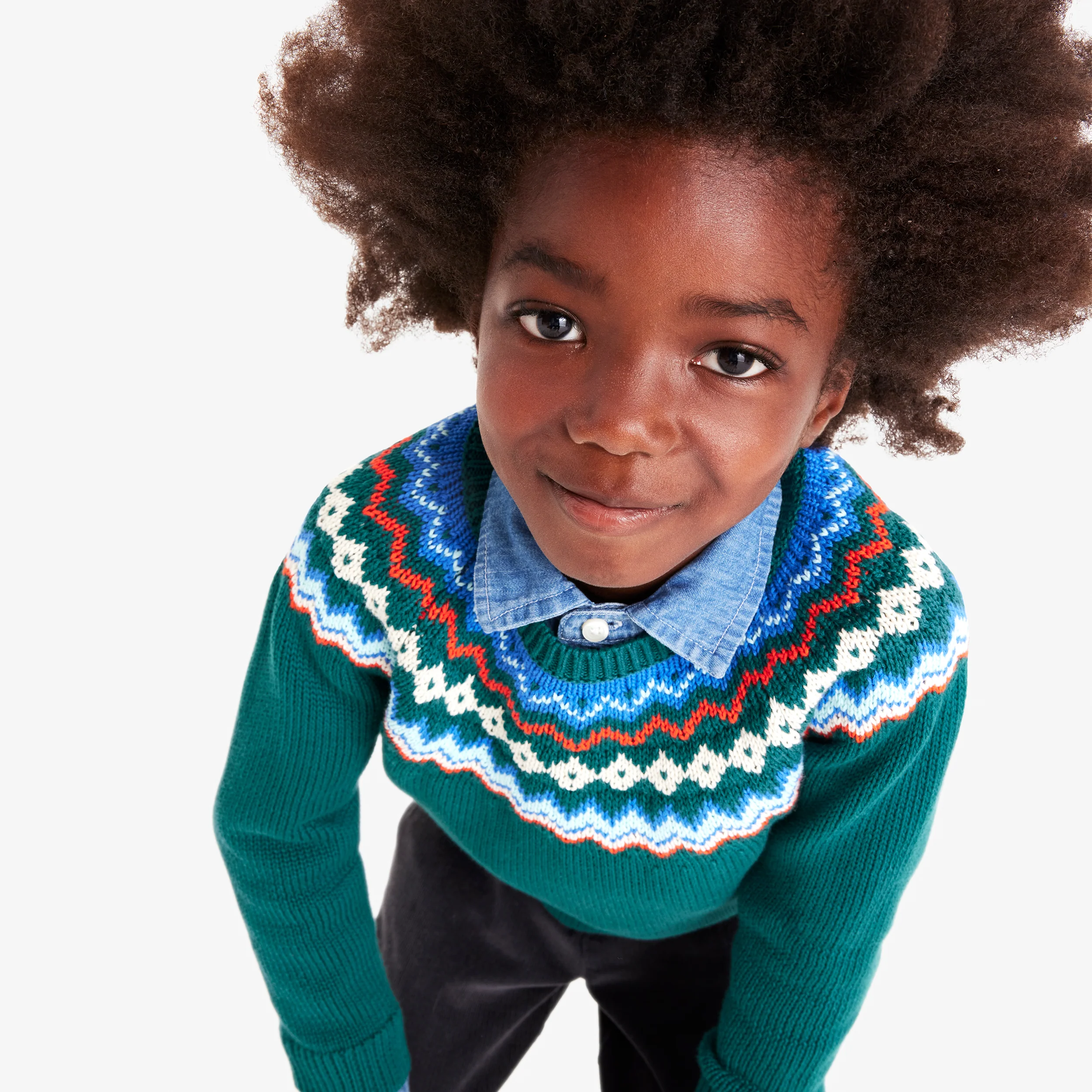 Kids fair isle sweater - Image 5