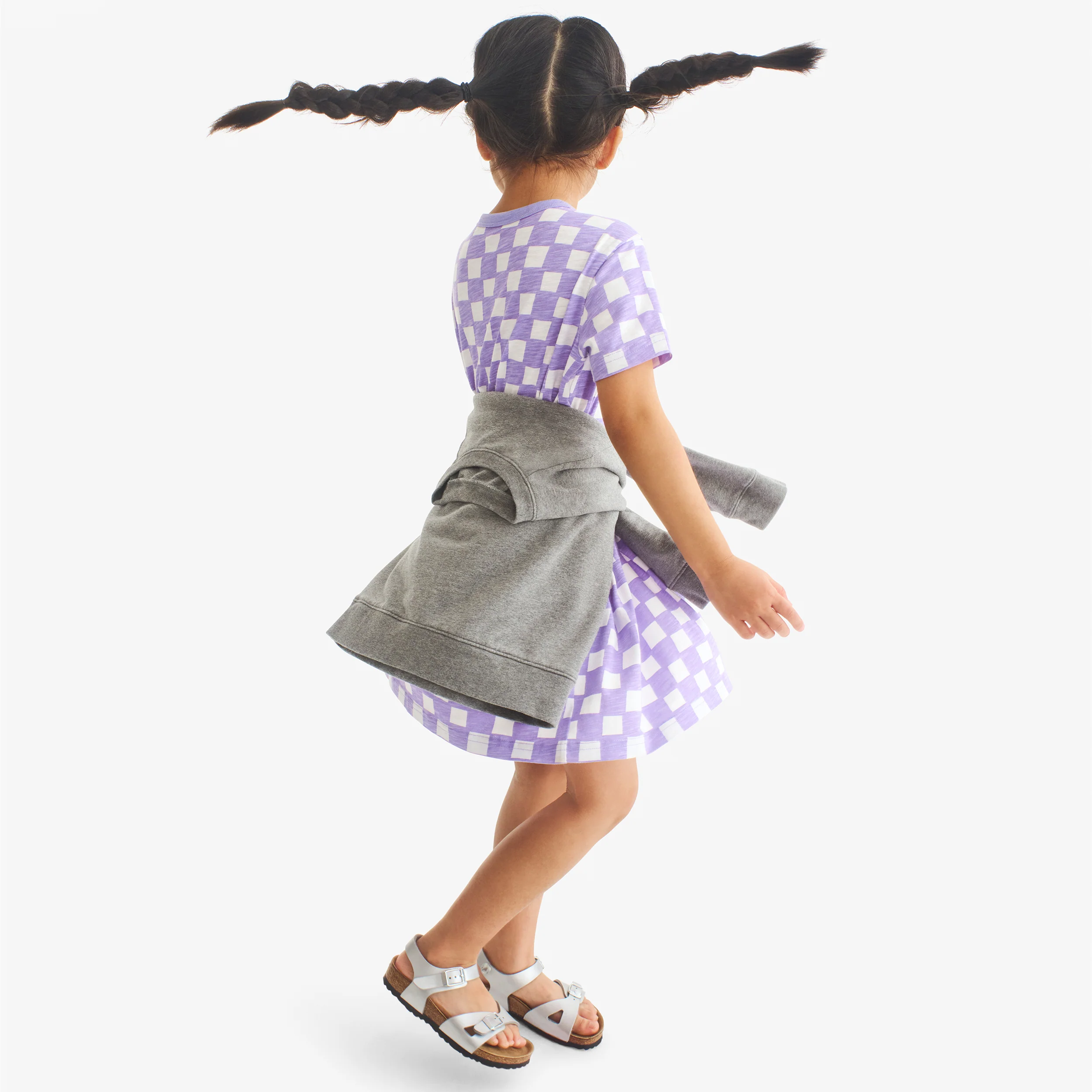 Kids check easy dress - Image 3