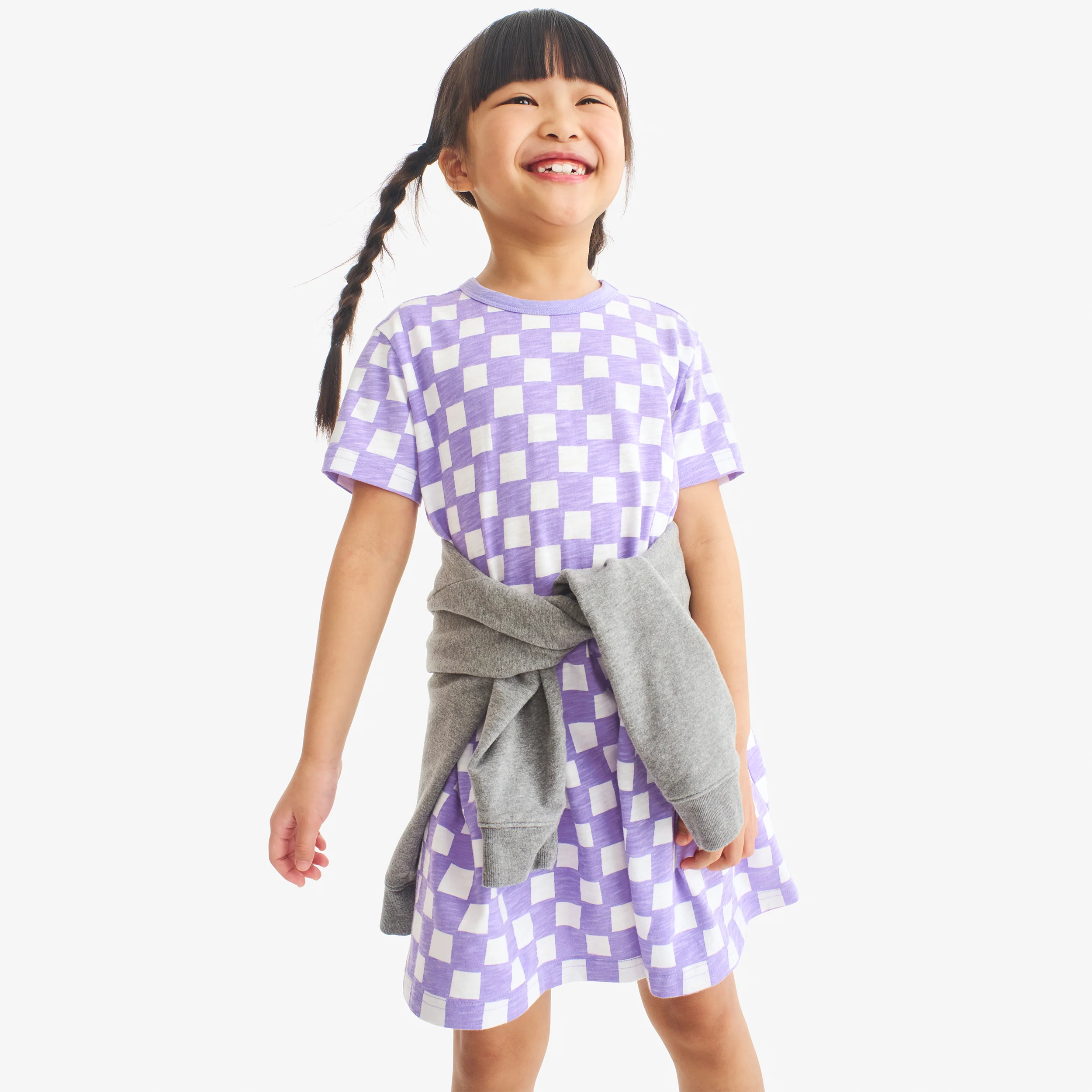 Kids check easy dress - Image 5