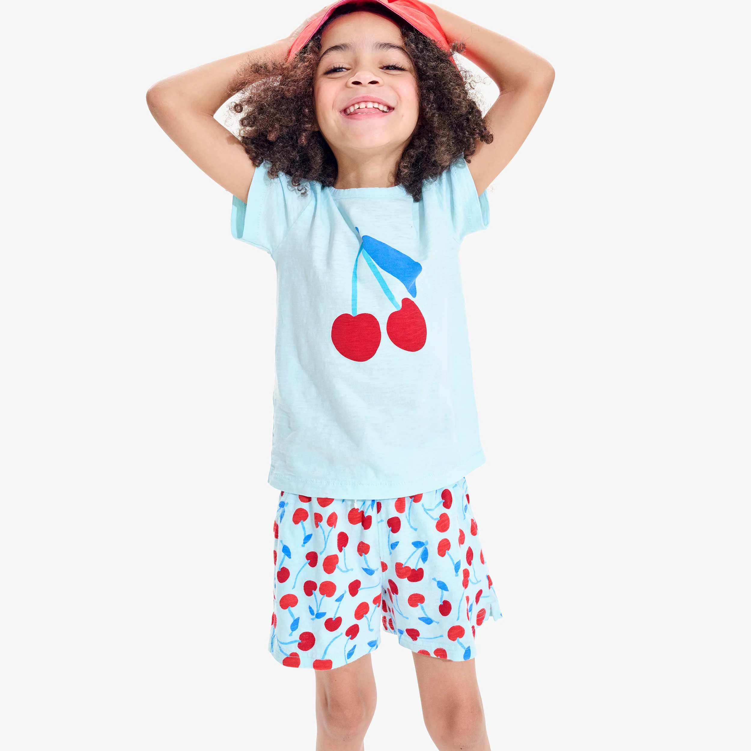 Clearance kids park short in cherries - Image 3