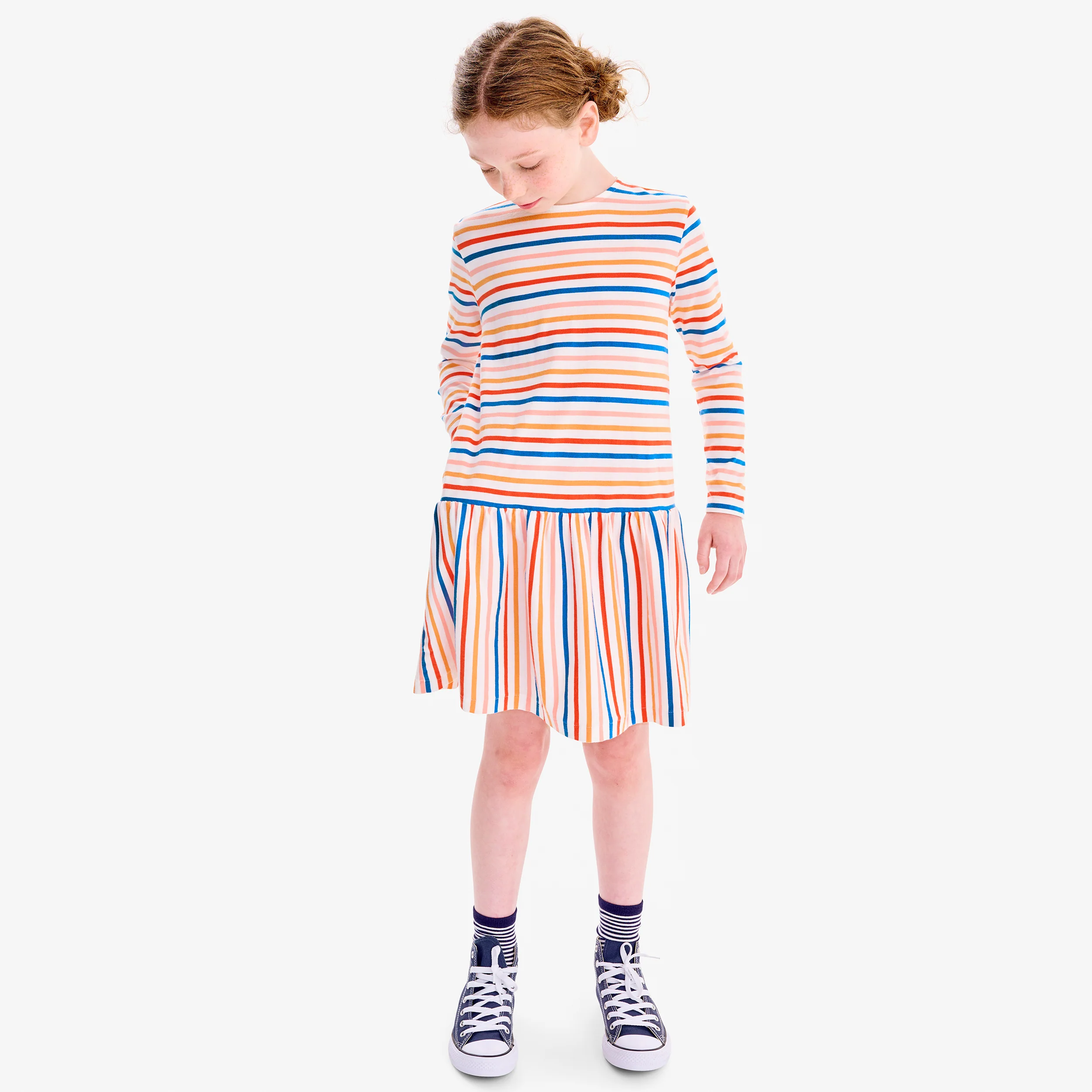 Clearance kids explorer dress in multi-stripe - Image 5