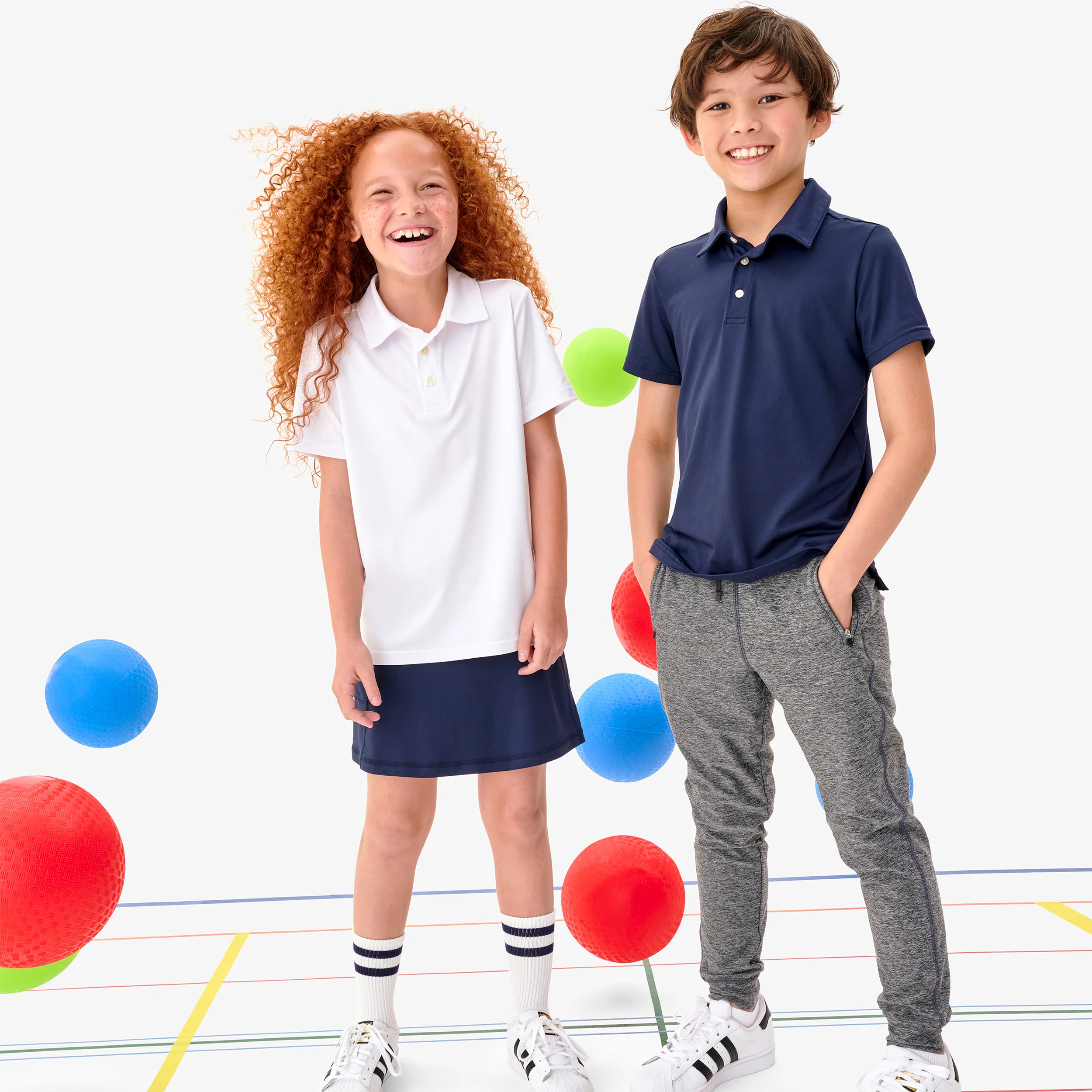 Kids short sleeve FlexKnit polo - Image 3