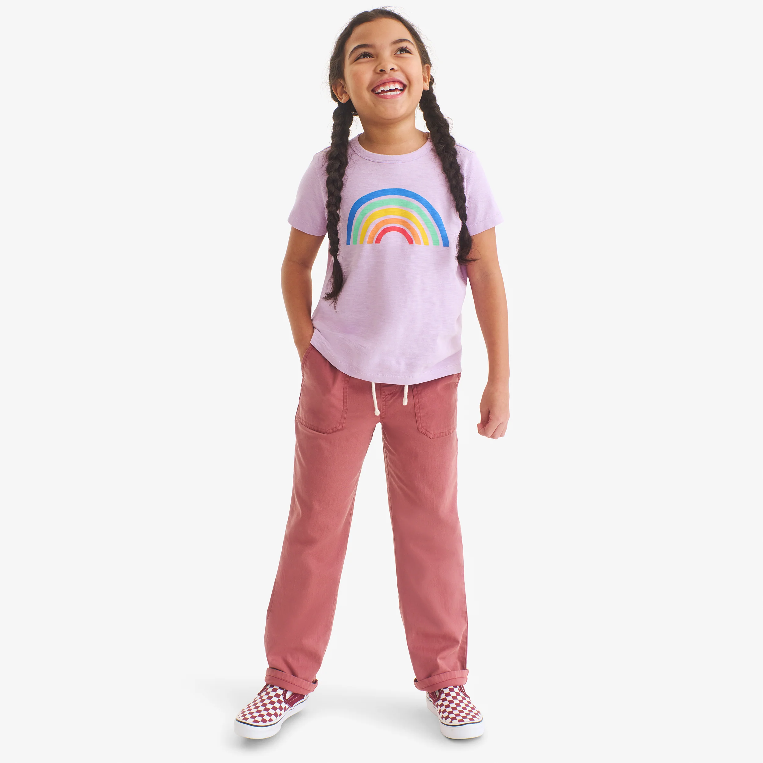 Kids garment dyed stretch chino pocket pant - Image 5
