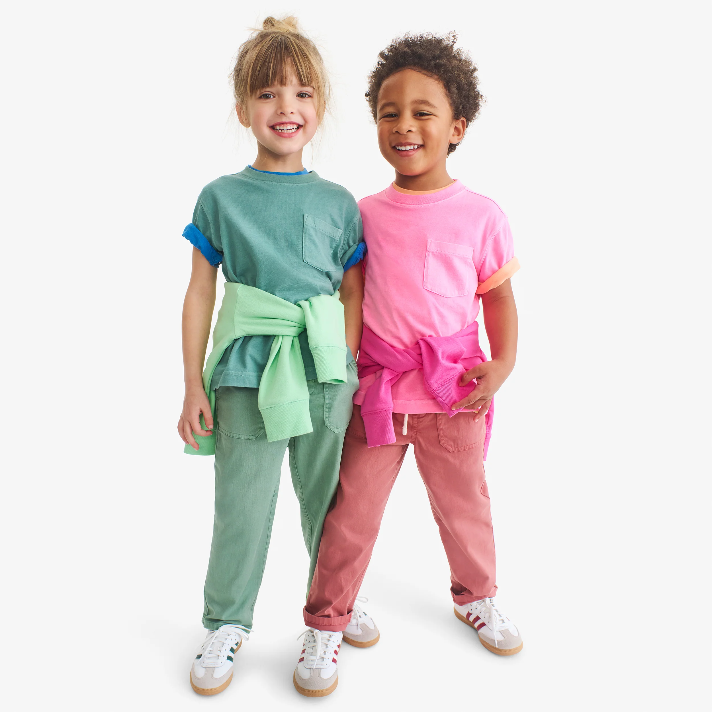 Kids garment dyed stretch chino pocket pant - Image 6