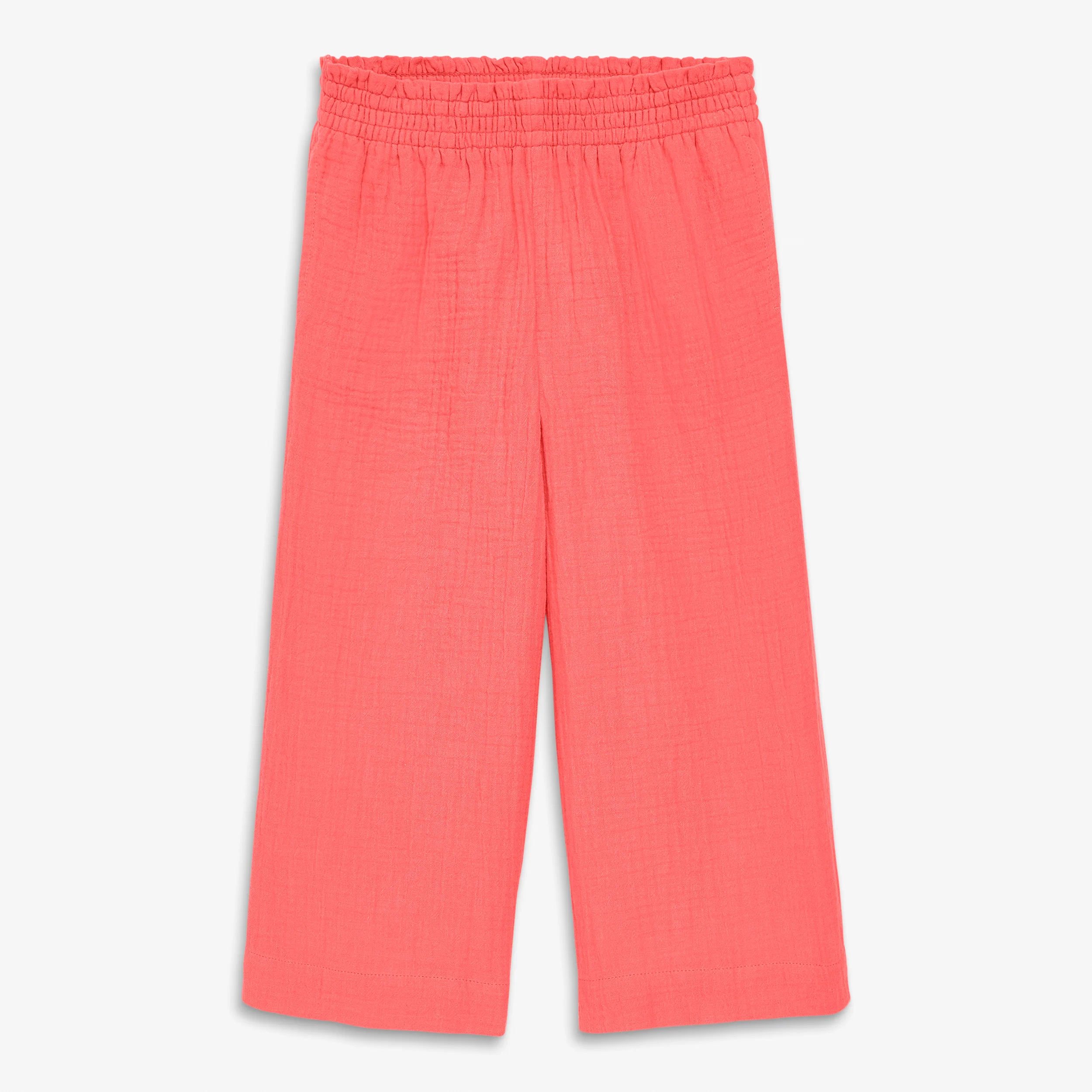 Kids cotton gauze cropped easy pant - Image 2