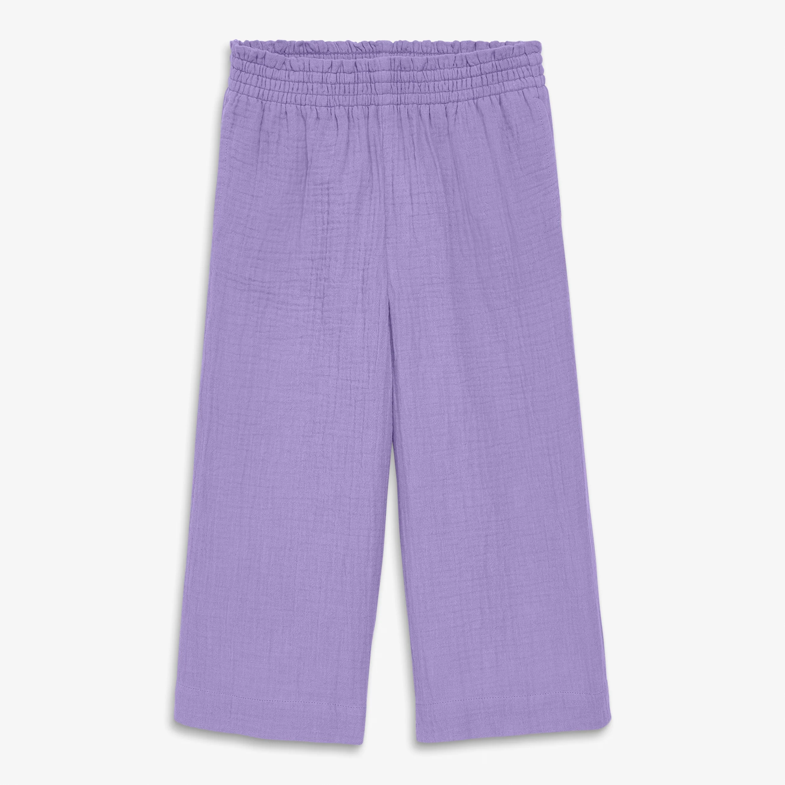 Kids cotton gauze cropped easy pant - Image 3