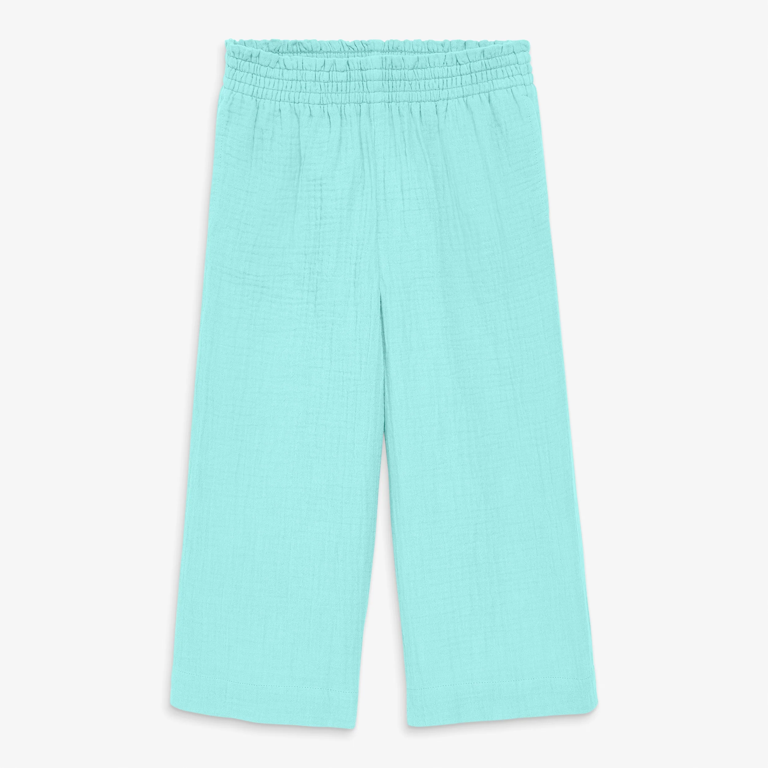 Kids cotton gauze cropped easy pant - Image 4