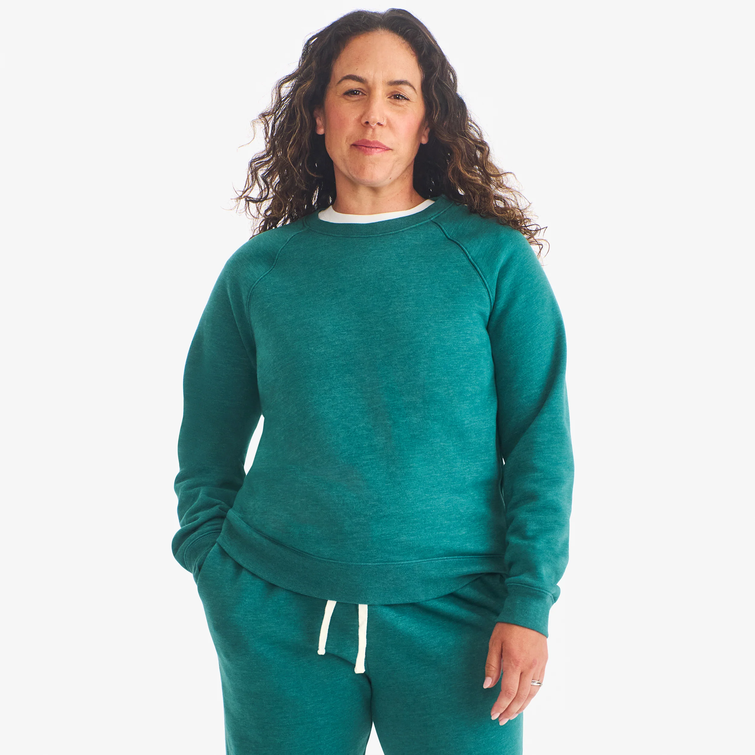 Adult cozy fleece sweatshirt (women's fit) - Image 10
