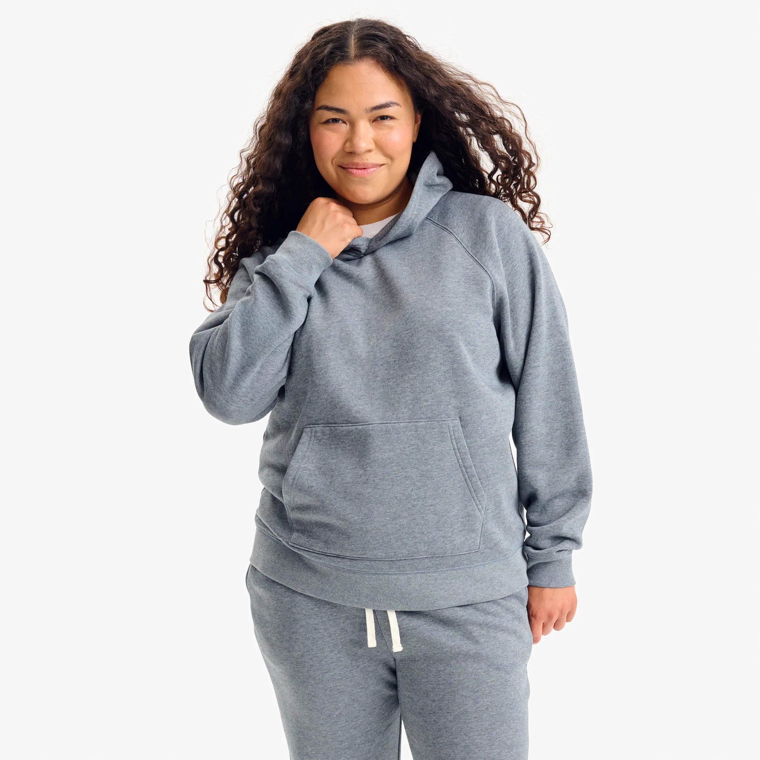 Clearance adult cozy fleece pullover hoodie (women's fit)