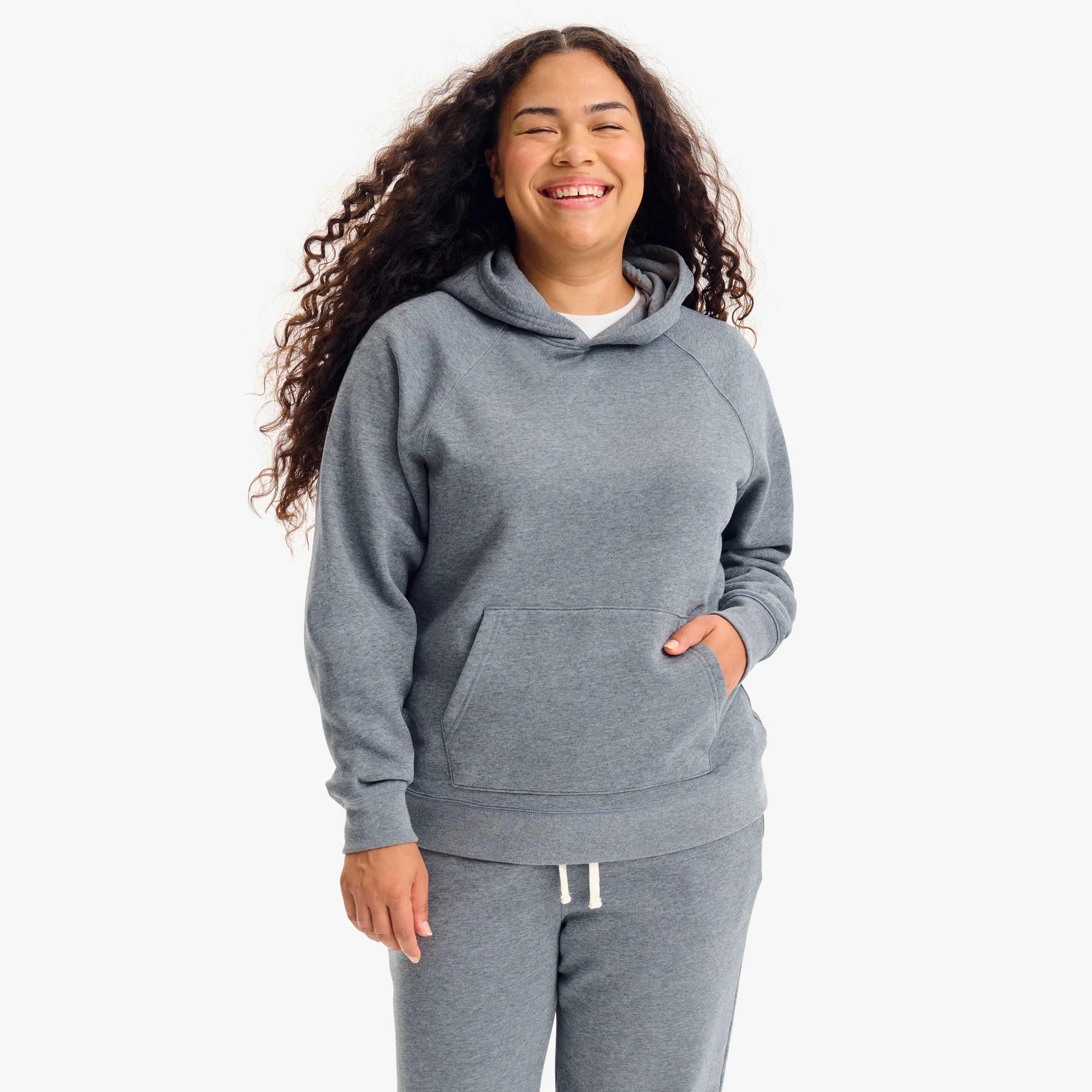 Clearance adult cozy fleece pullover hoodie (women's fit) - Image 10