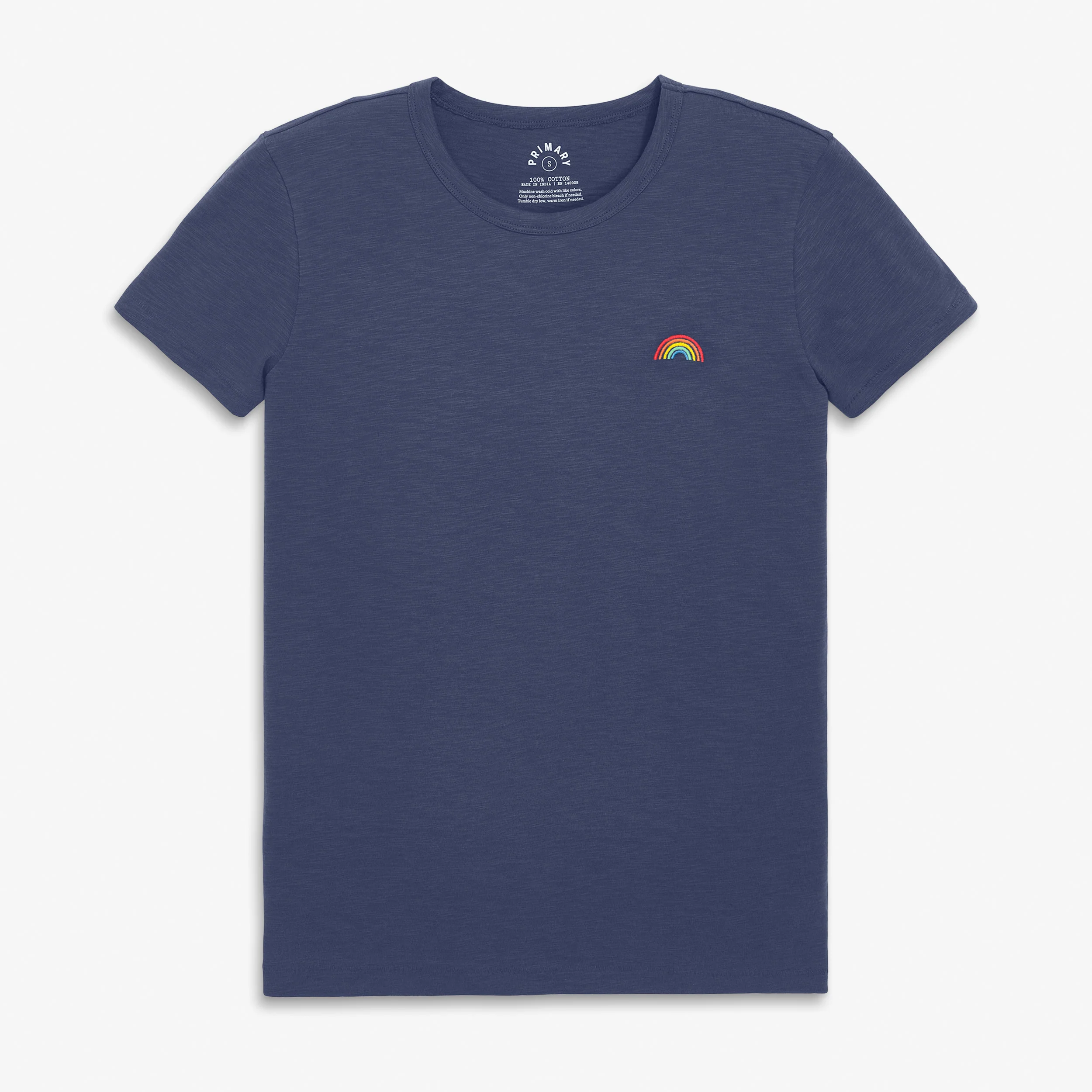 Clearance adult embroidered classic slub crewneck tee (women's fit) - Image 4