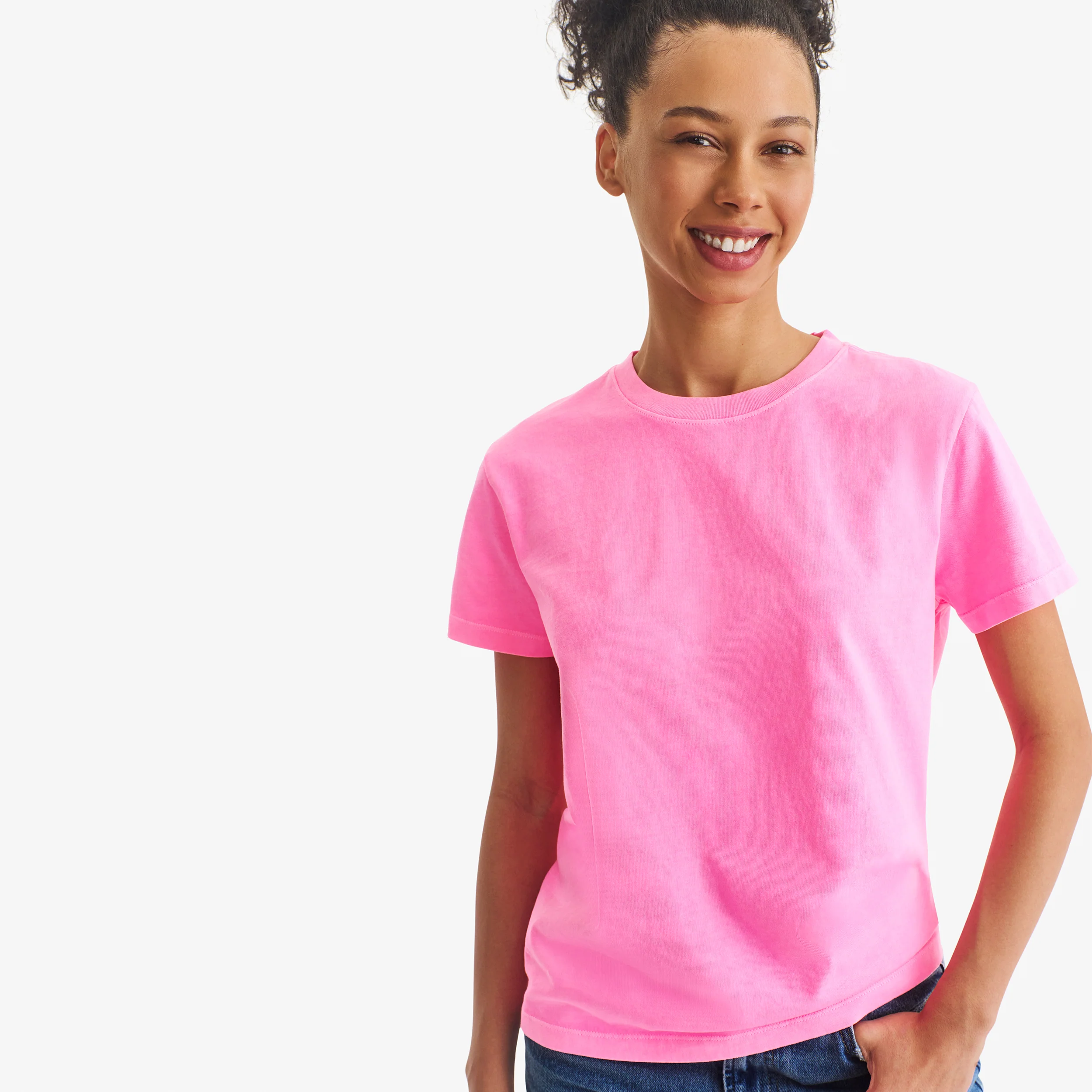 Adult easy crewneck tee (women's fit)