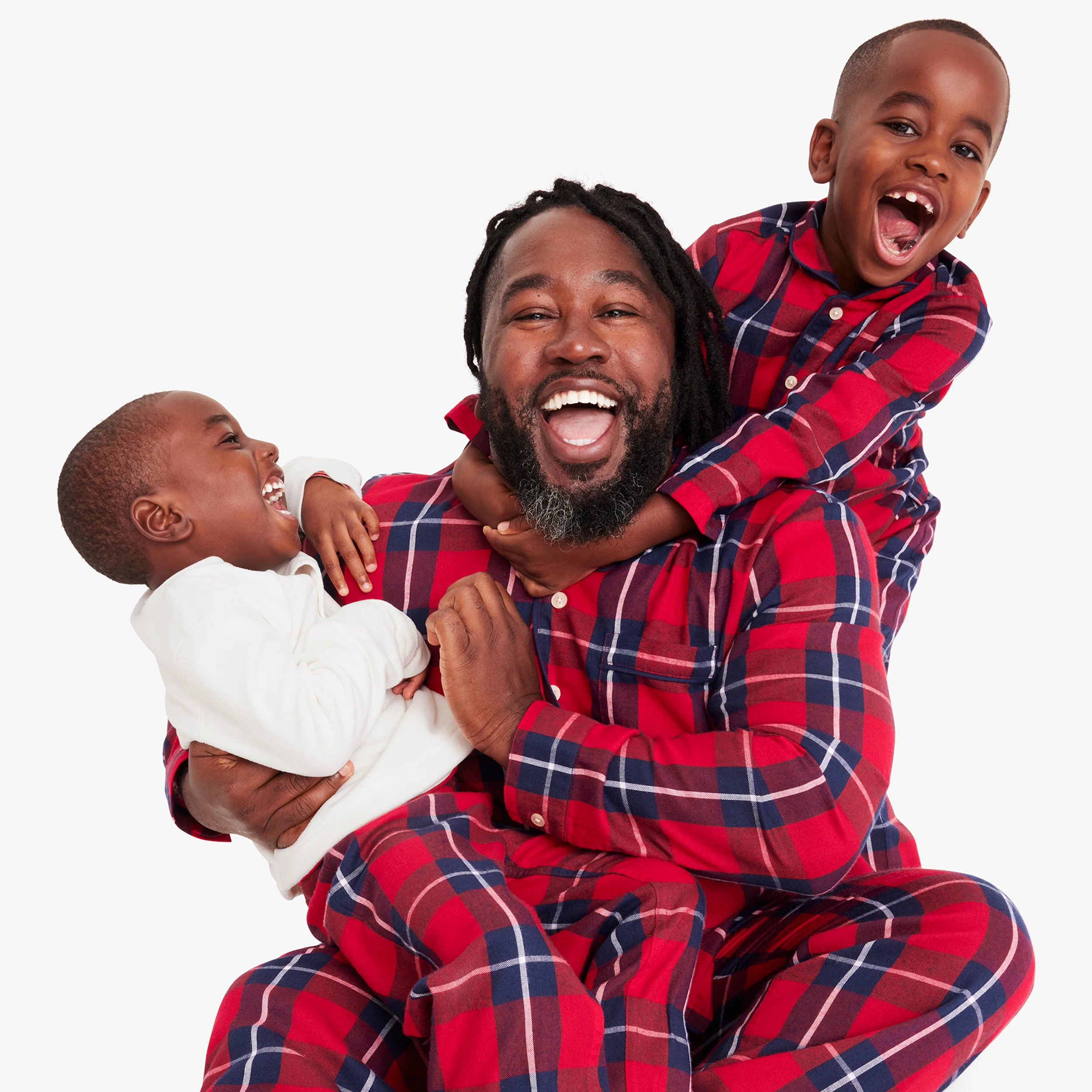 Clearance adult plaid flannel pj top (unisex fit) - Image 3