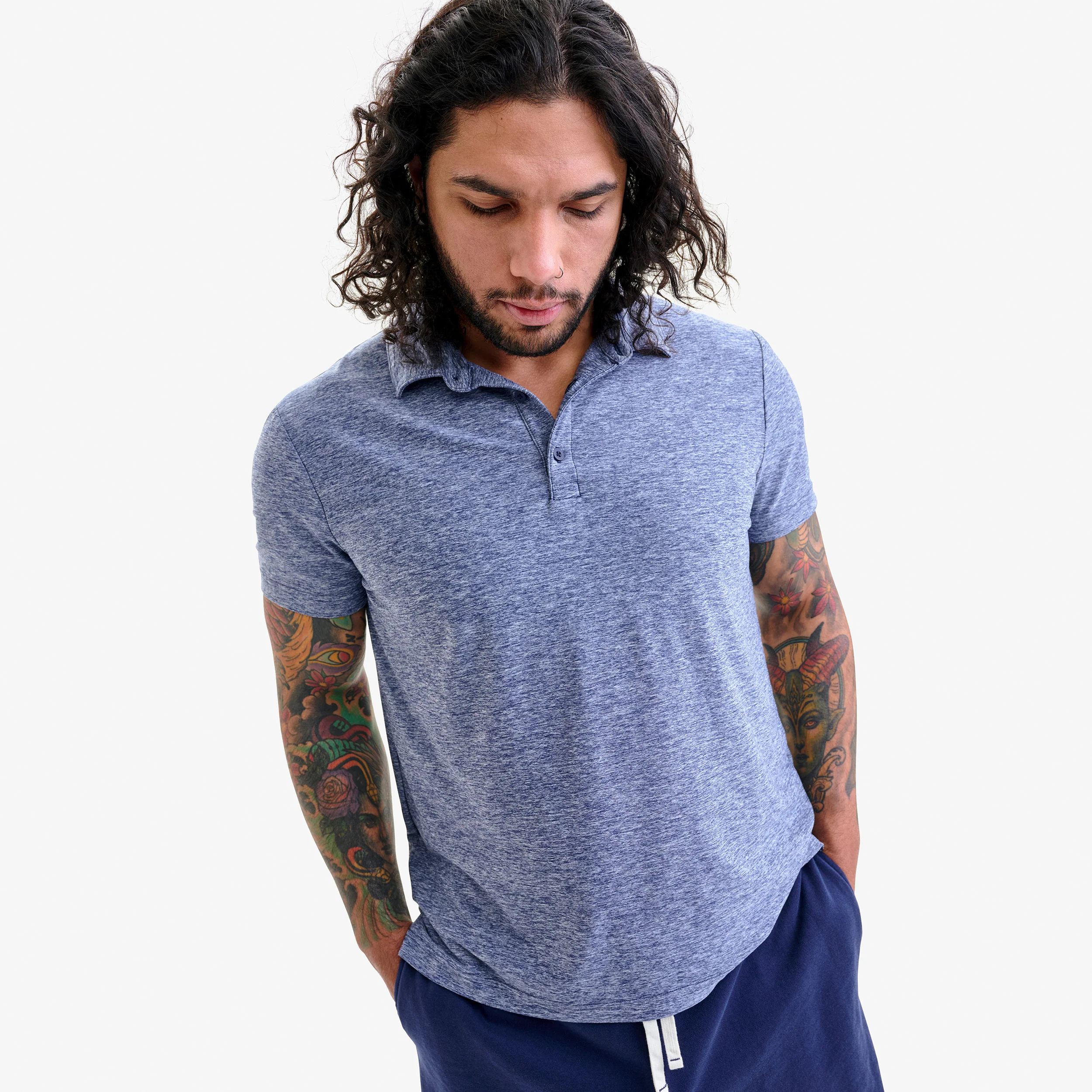 Adult FlexKnit polo (unisex fit) - Image 6