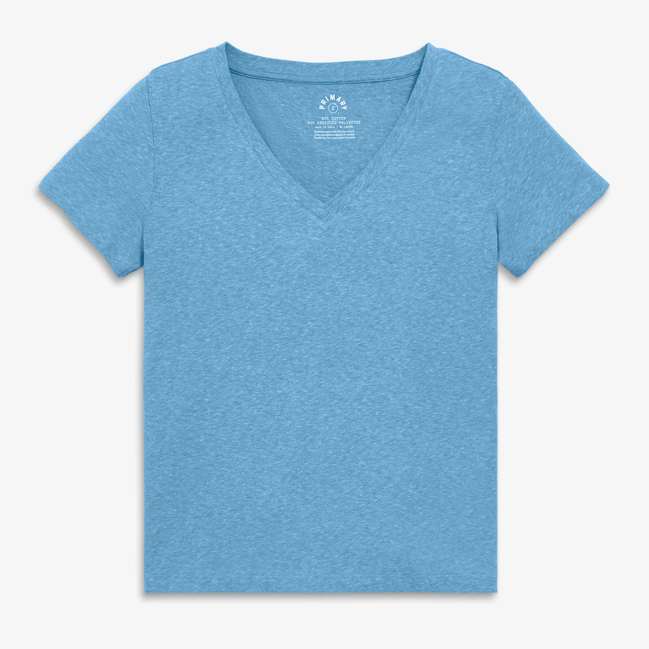 Clearance adult heathered easy v-neck tee (women's fit) - Image 2