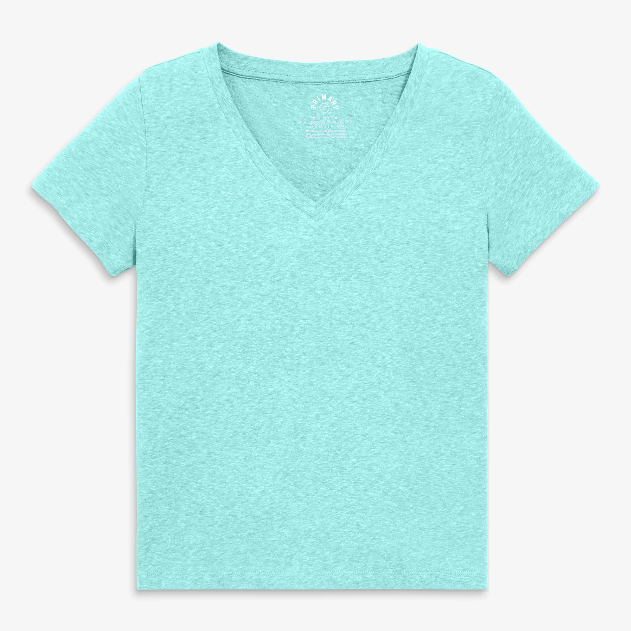 Clearance adult heathered easy v-neck tee (women's fit) - Image 5