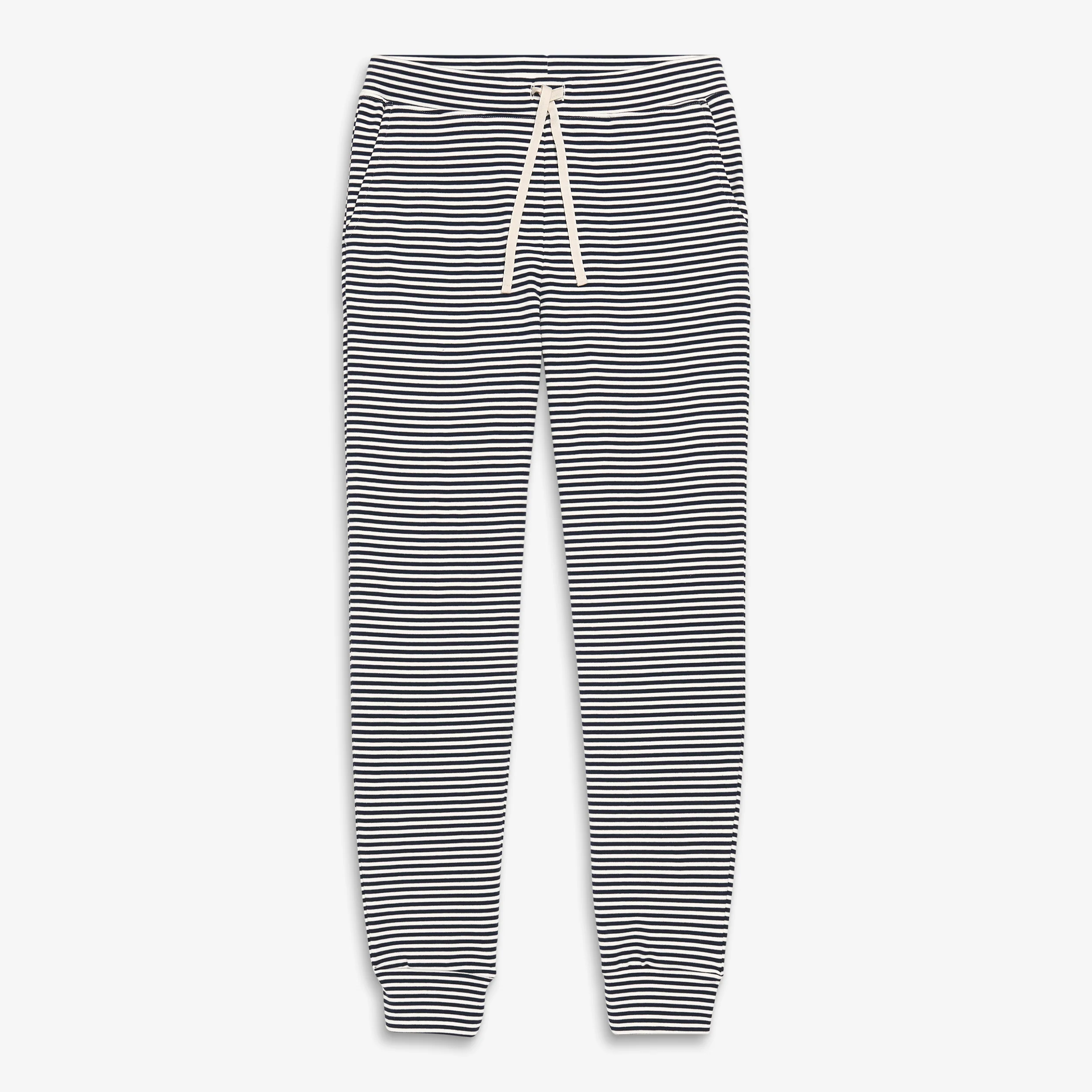 Adult organic PJ pant in stripe (unisex fit) - Image 4