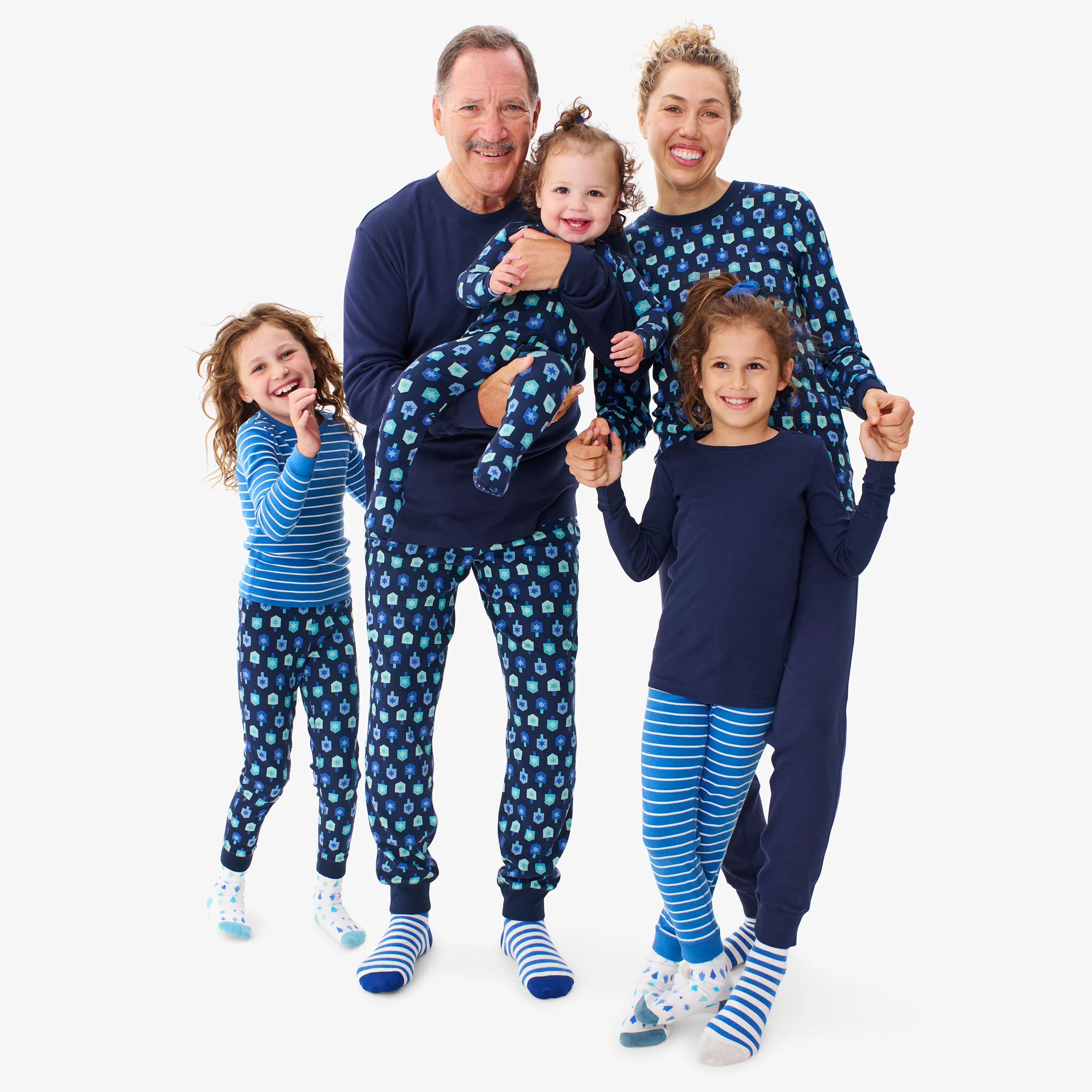 Clearance adult organic pj pant in spinning dreidels (unisex fit) - Image 2