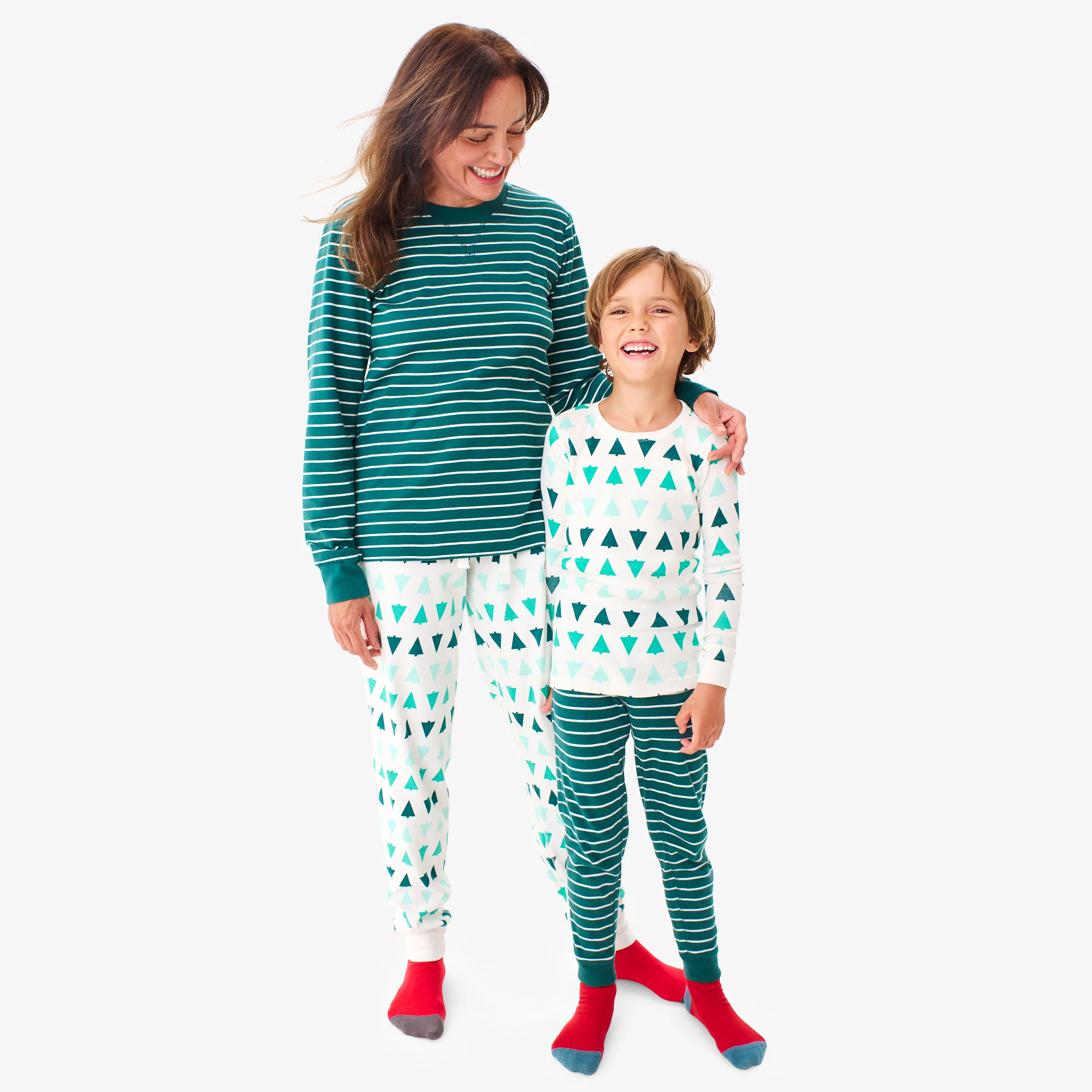 Clearance adult organic pj pant in candy trees (unisex fit) - Image 3
