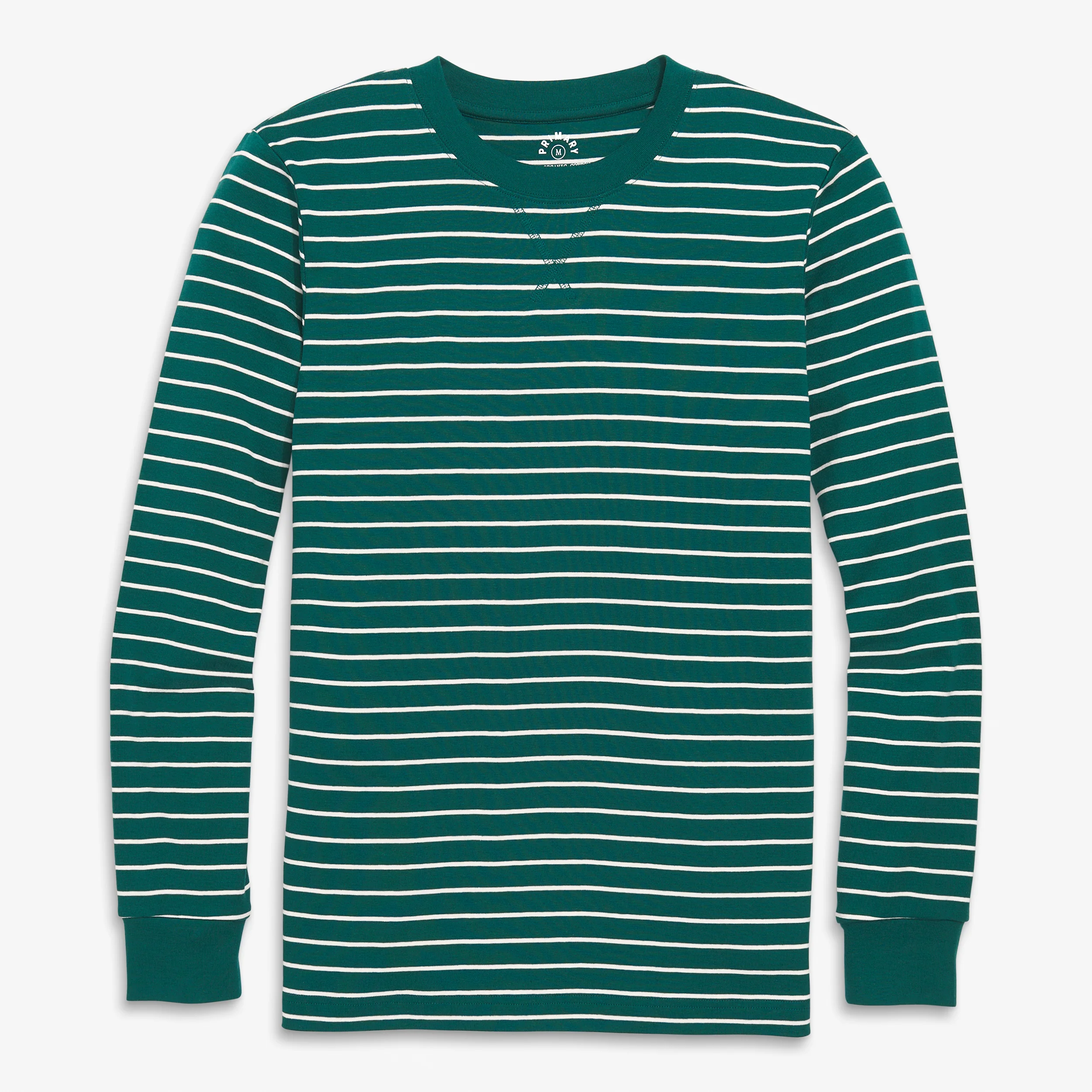 Clearance adult organic pj top in stripe (unisex fit)
