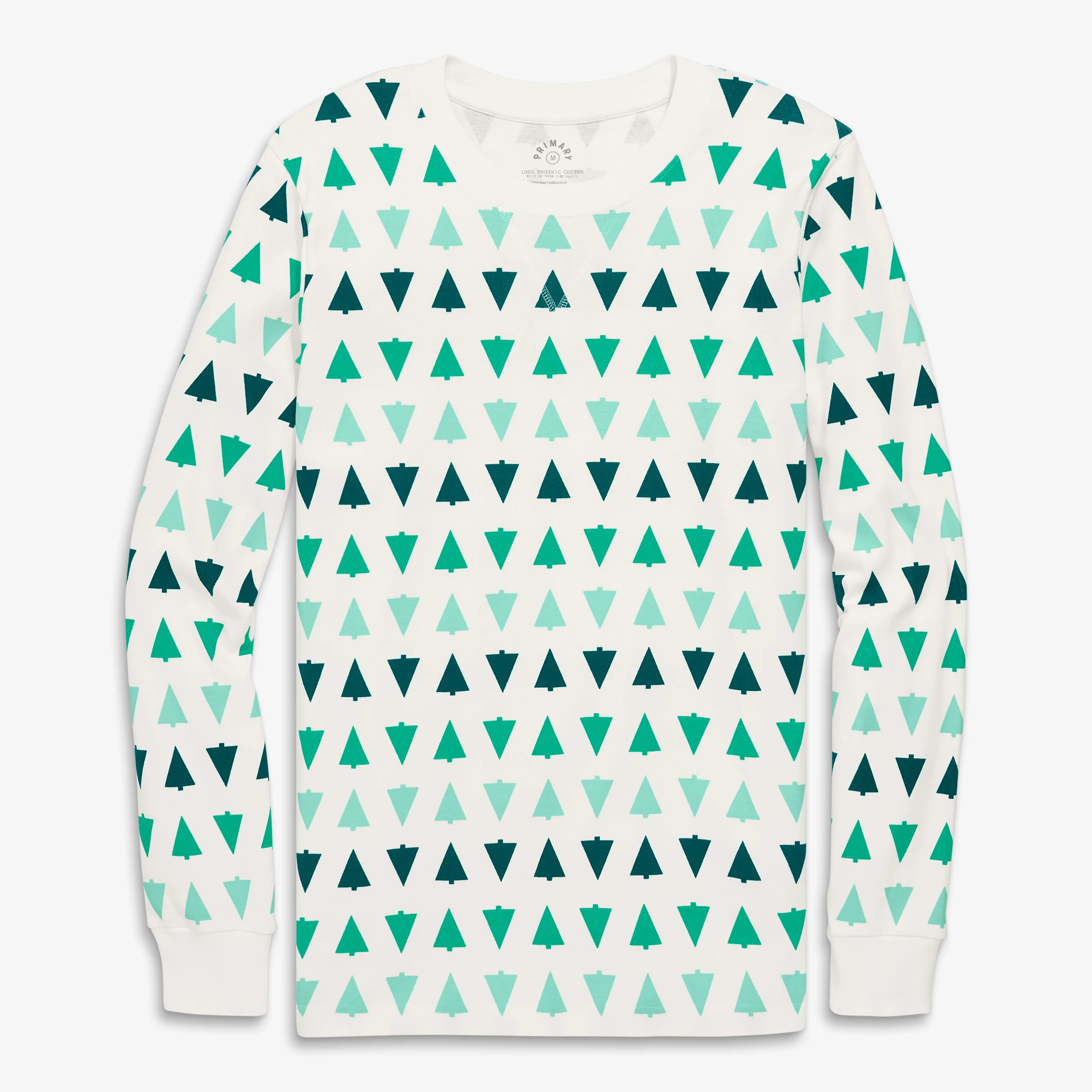 Clearance adult organic pj top in candy trees (unisex fit)