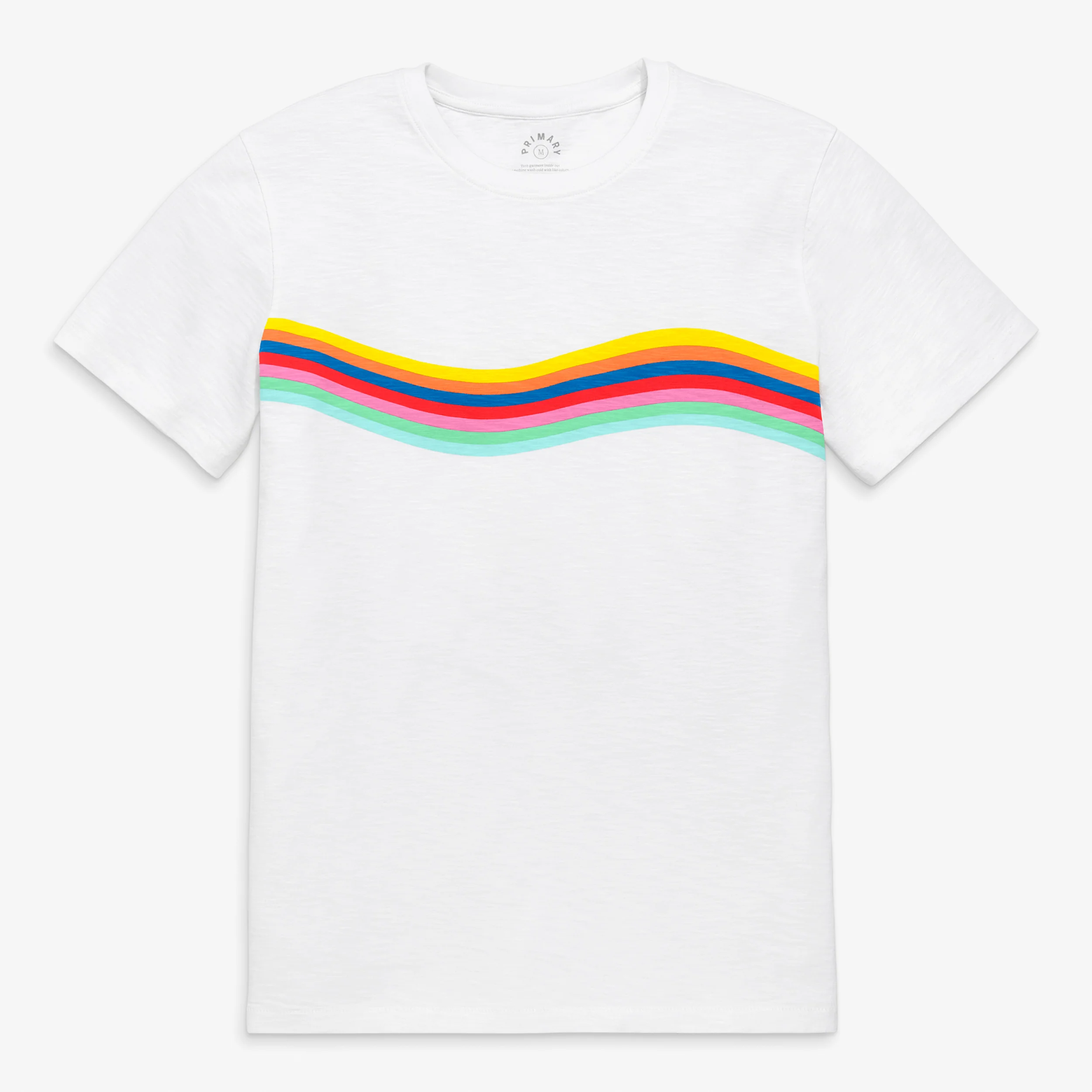 Clearance adult rainbow banner wave tee (unisex fit)