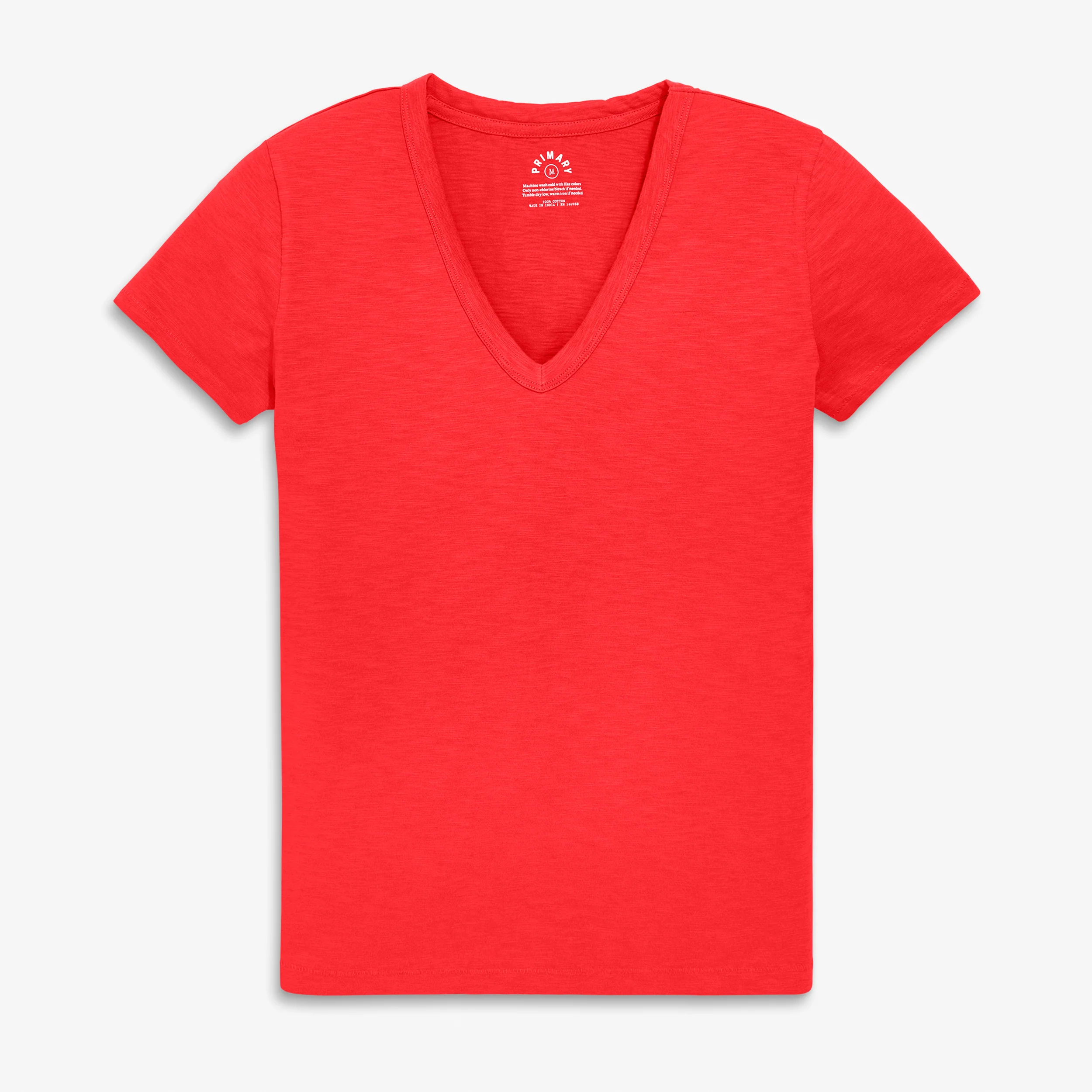 Adult classic slub v-neck tee (women's fit) - Image 10